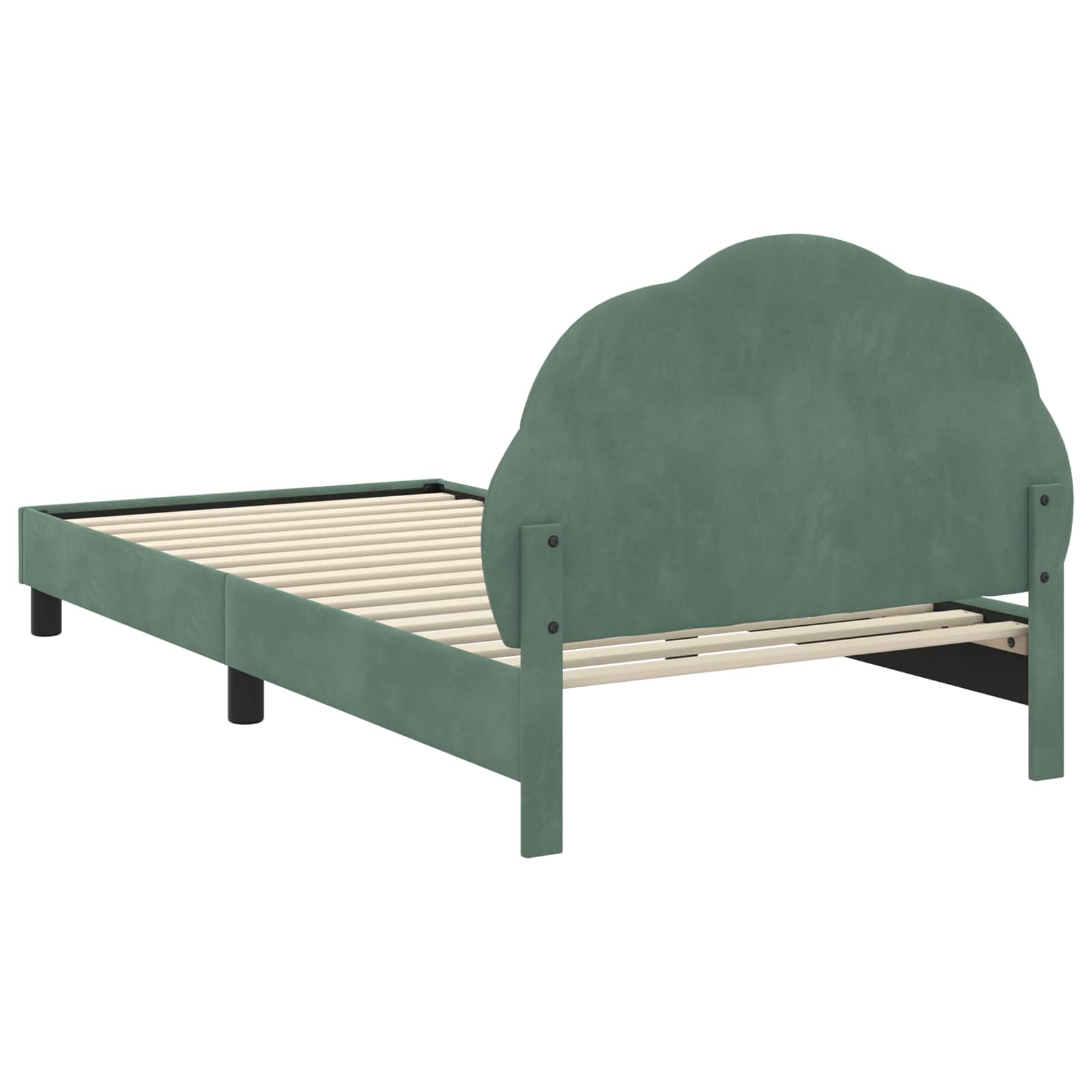 Cadre de lit pour enfants avec tête de lit Vert Mer 80 x 200 cm - XIOS