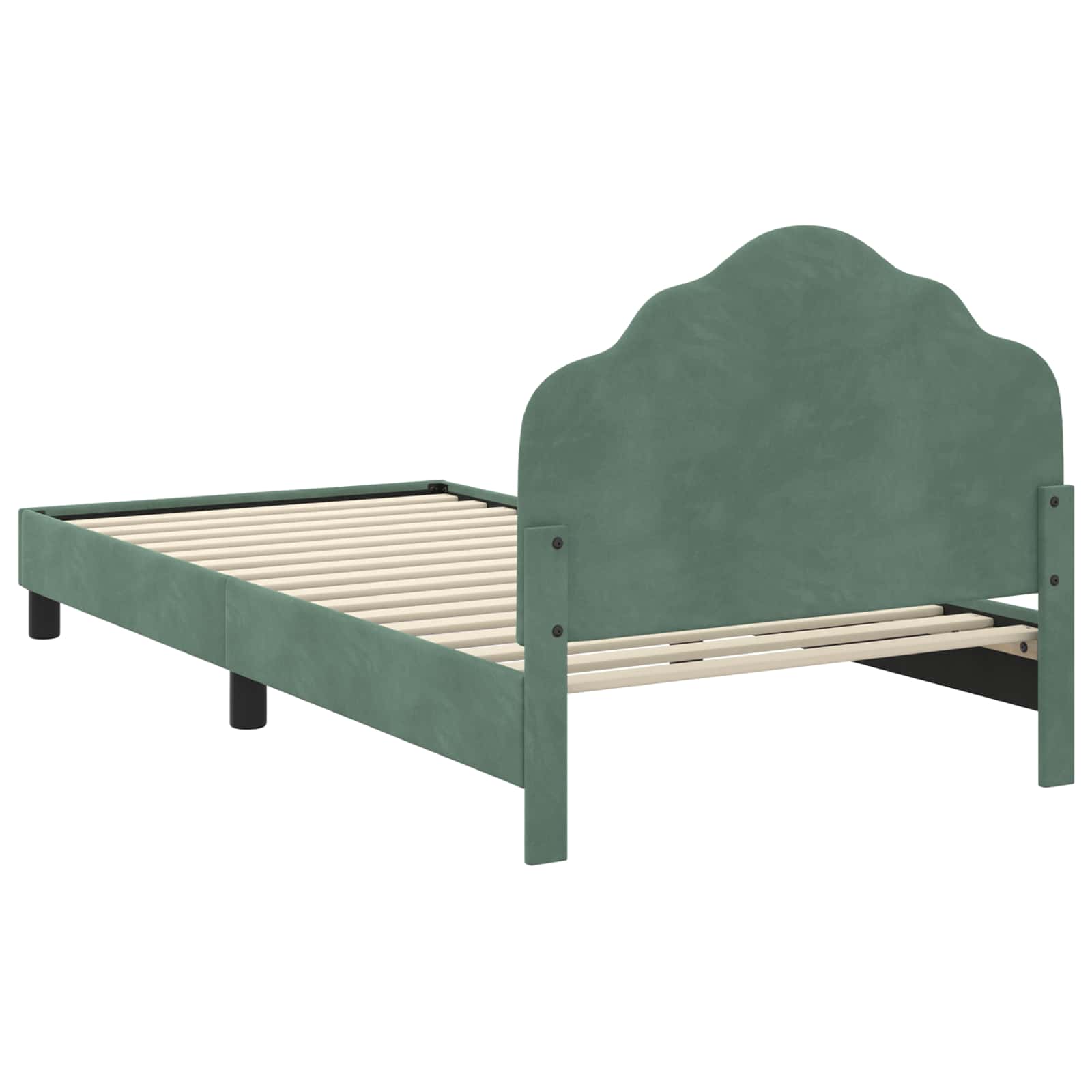 Cadre de lit pour enfants avec tête de lit Vert Mer 80 x 200 cm - XIOS