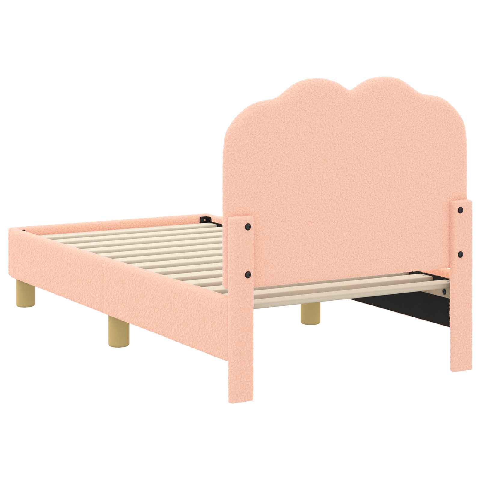 Cadre de lit pour tout-petit avec tête de lit Rose 70 x 140 cm - XIOS