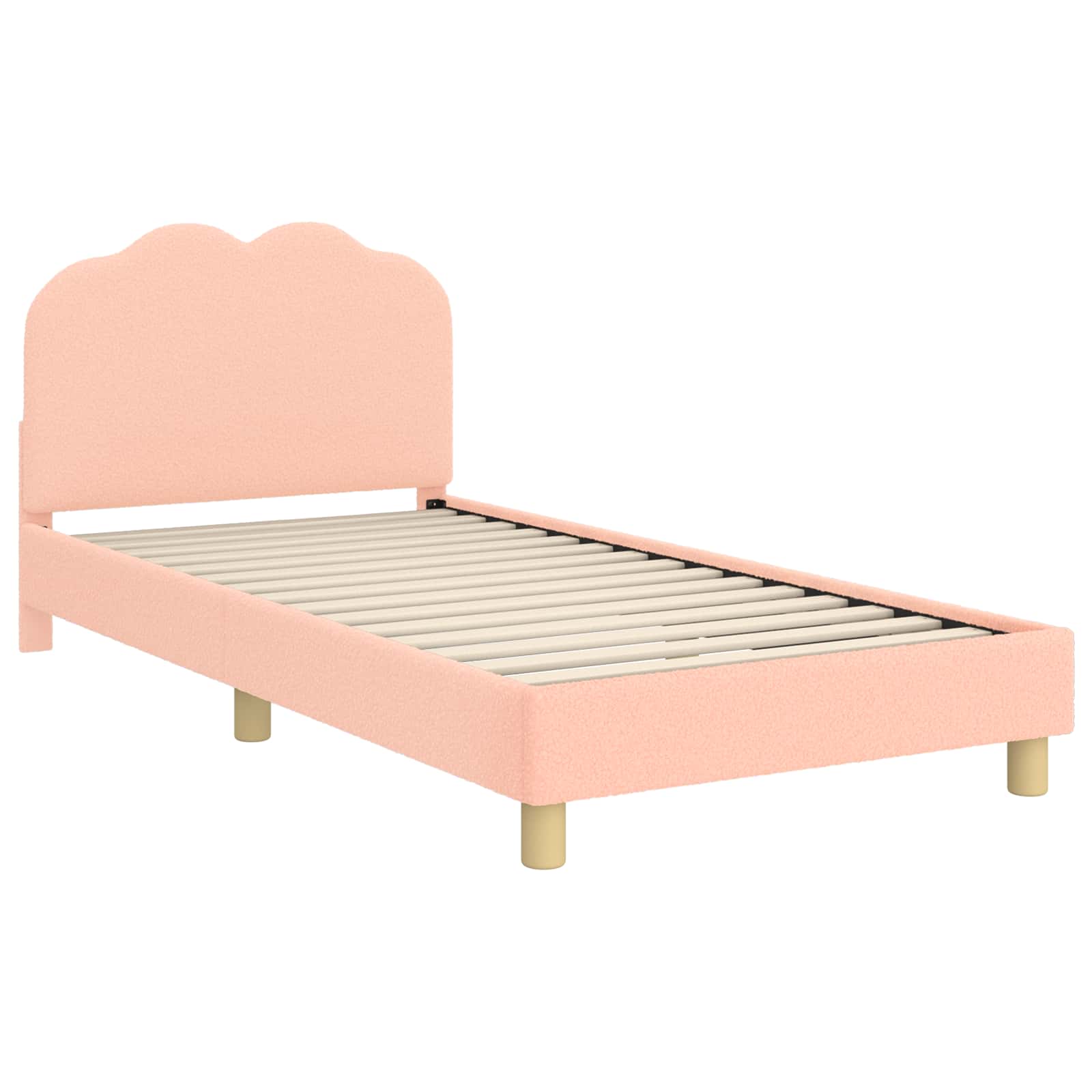Cadre de lit pour enfants avec tête de lit Rose 80 x 200 cm - XIOS