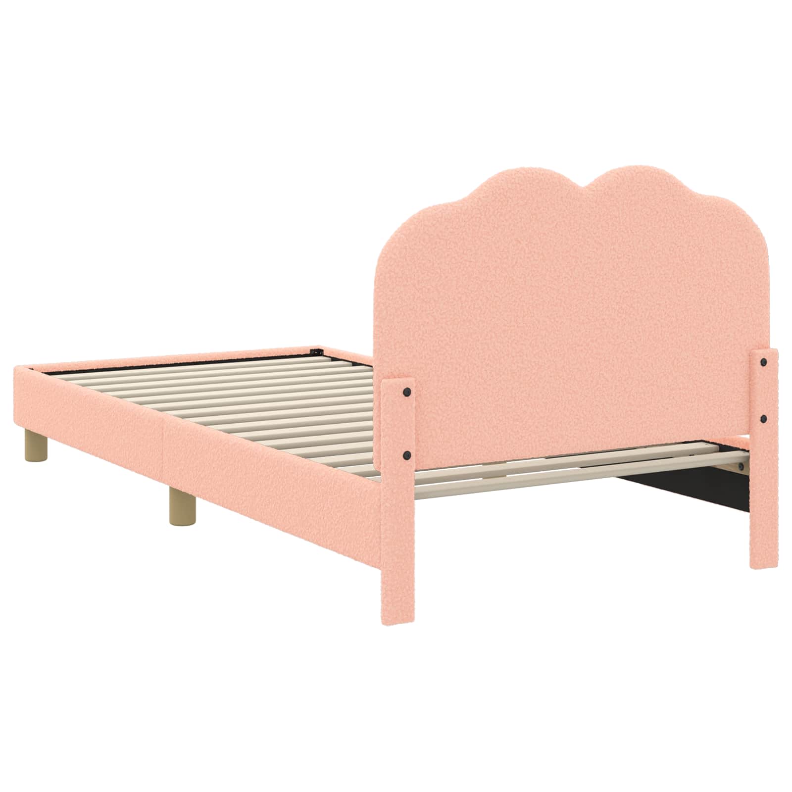 Cadre de lit pour enfants avec tête de lit Rose 80 x 200 cm - XIOS