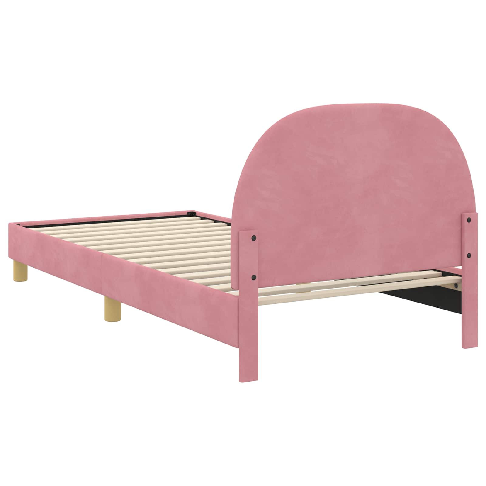 Cadre de lit pour enfants avec tête de lit Rose 80 x 200 cm - XIOS
