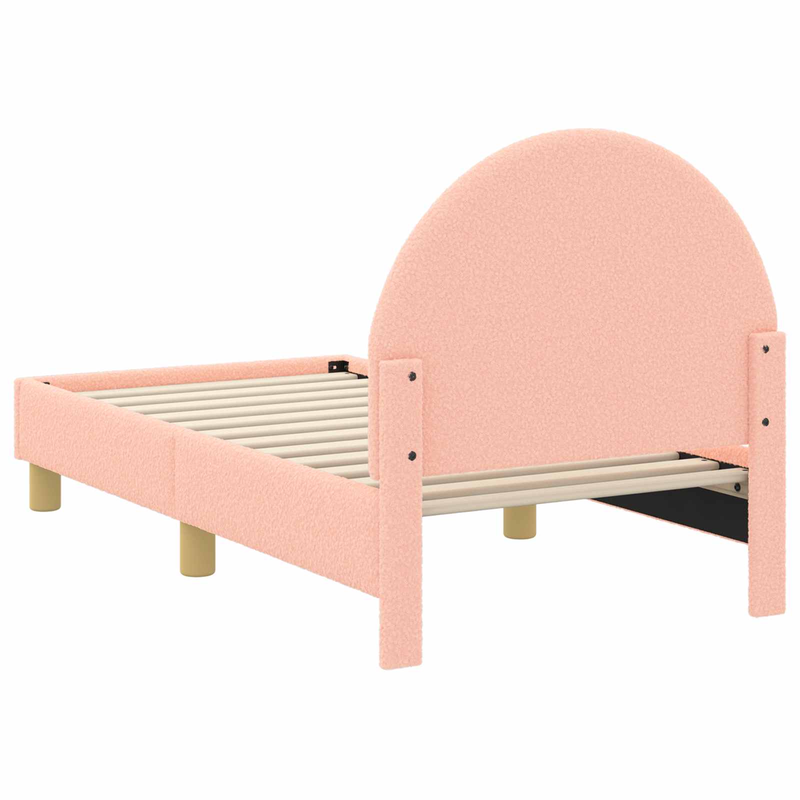 Cadre de lit pour tout-petit avec tête de lit Rose 70 x 140 cm - XIOS