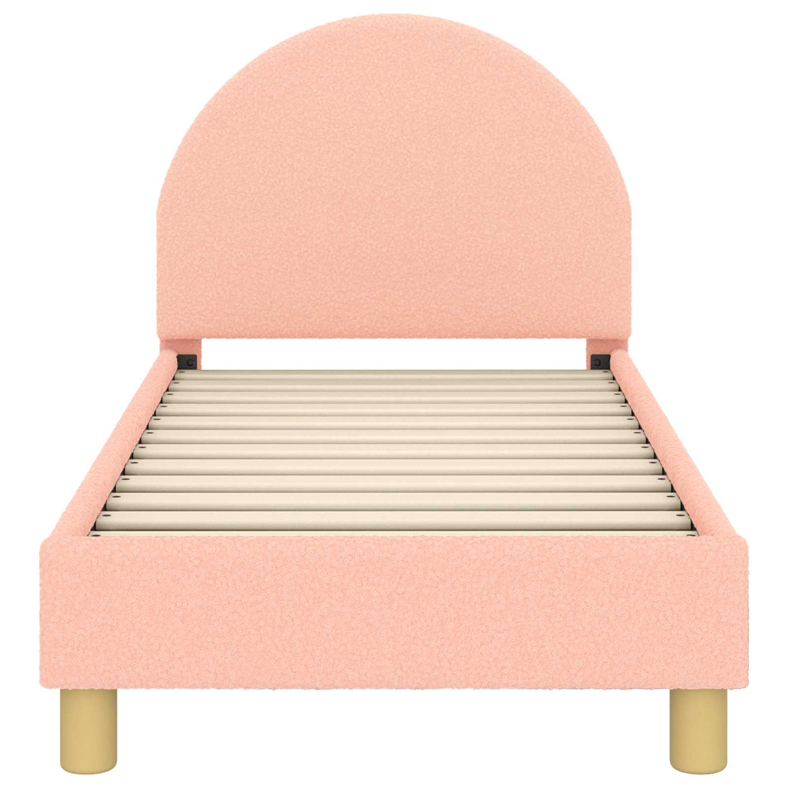 Cadre de lit pour tout-petit avec tête de lit Rose 70 x 140 cm - XIOS