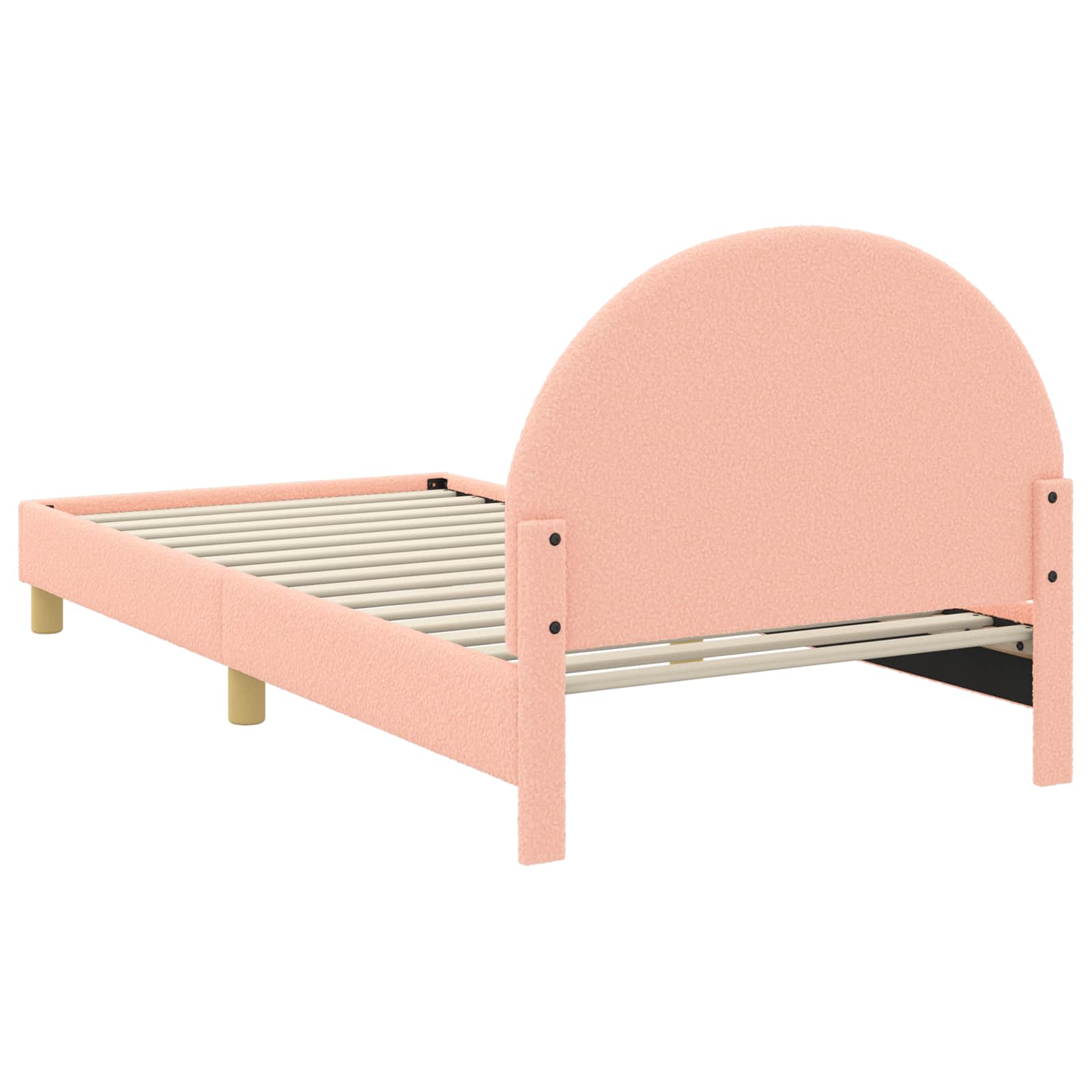 Cadre de lit pour enfants avec tête de lit Rose 90 x 190 cm - XIOS