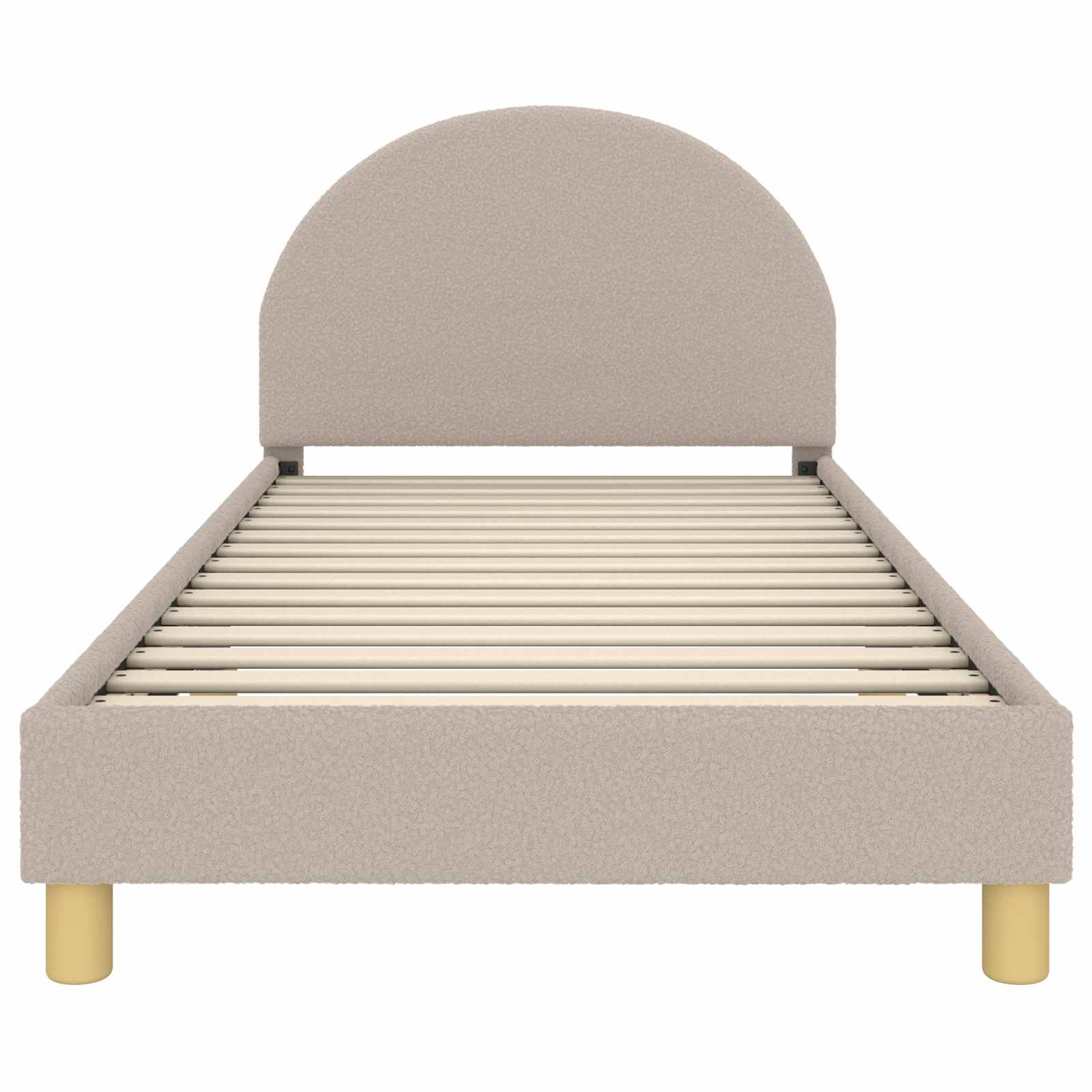 Cadre de lit pour enfants avec tête de lit Gris clair - XIOS