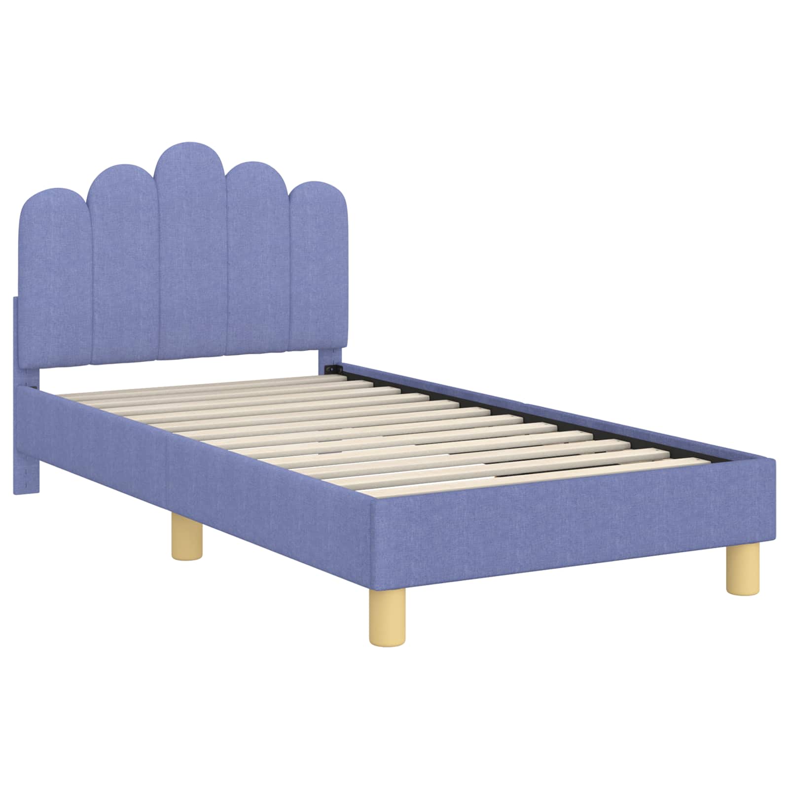 Cadre de lit pour enfants avec tête de lit Bleu denim - XIOS