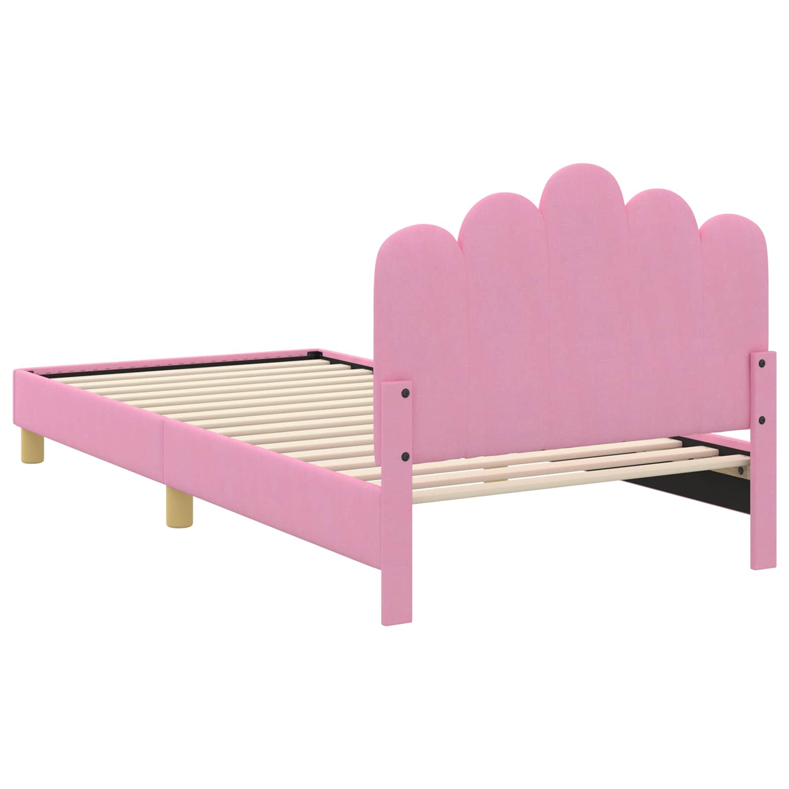 Cadre de lit pour enfants avec tête de lit Rose 80 x 200 cm - XIOS