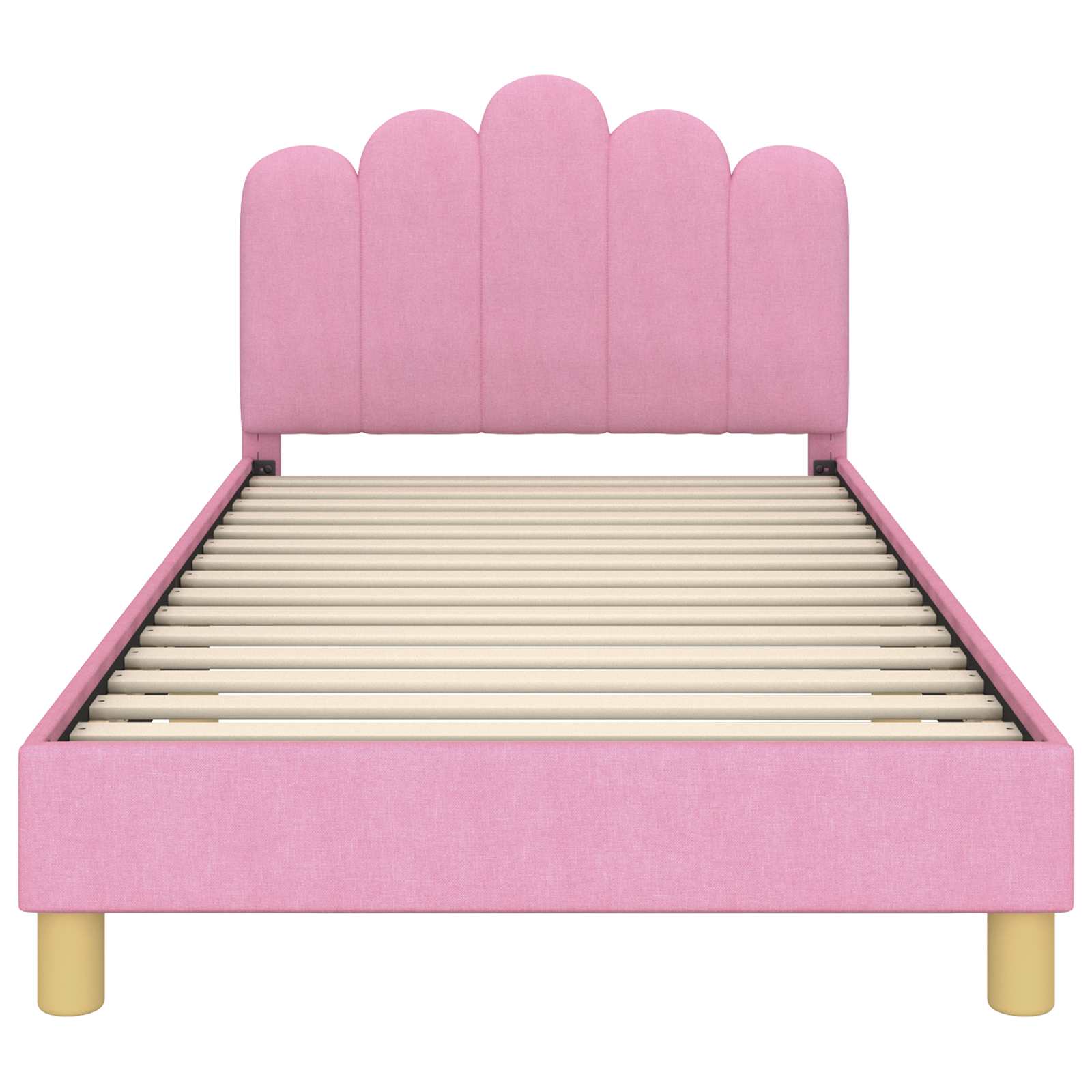 Cadre de lit pour enfants avec tête de lit Rose 80 x 200 cm - XIOS