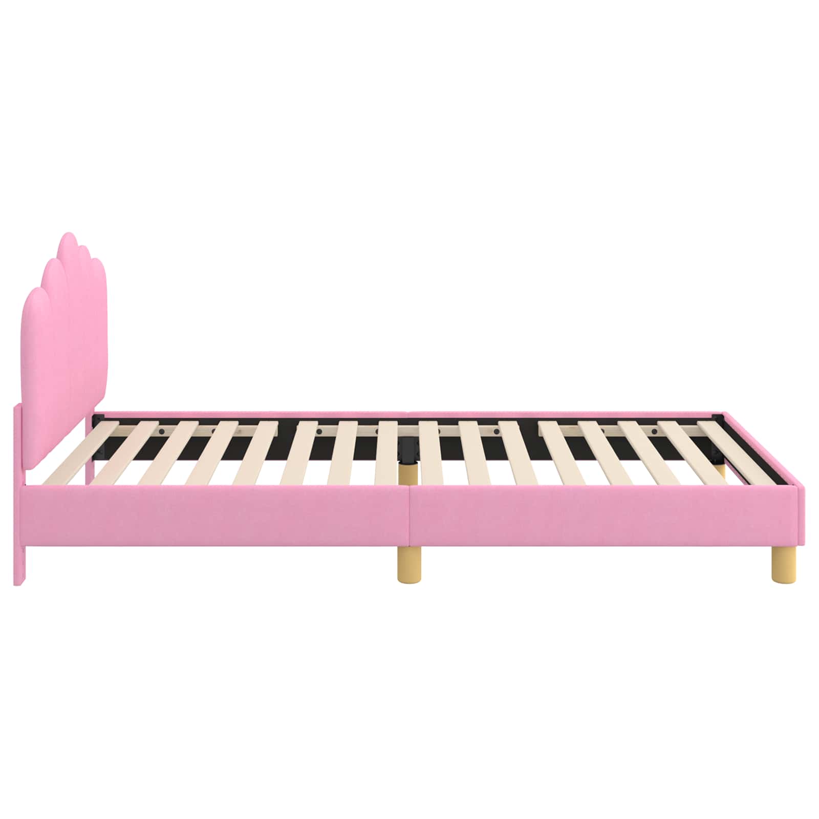 Cadre de lit pour enfants avec tête de lit Rose 80 x 200 cm - XIOS