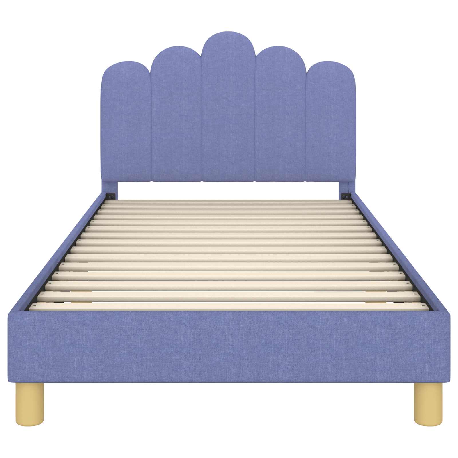 Cadre de lit pour enfants avec tête de lit Bleu denim - XIOS