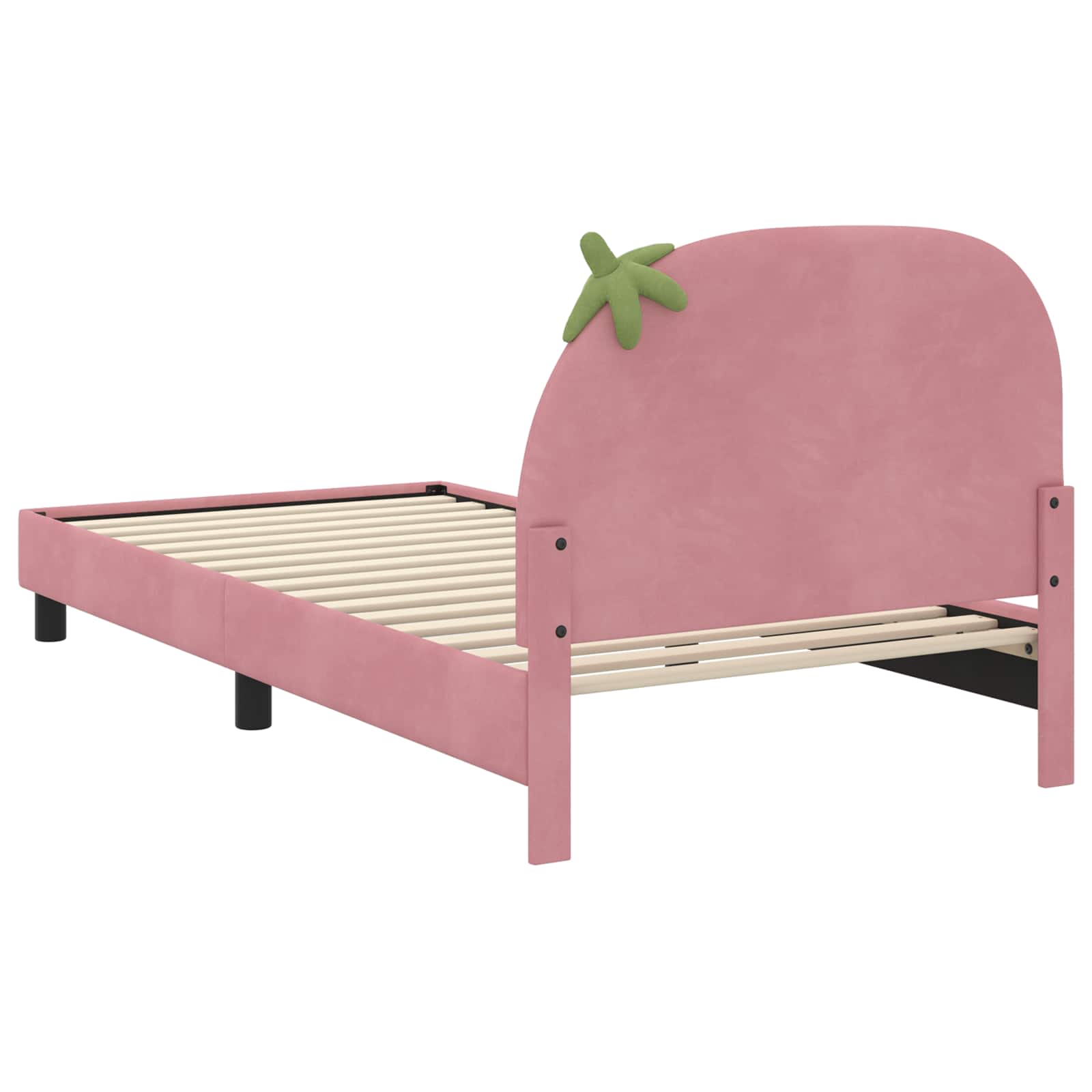 Cadre de lit pour enfants avec tête de lit Rose 80 x 200 cm - XIOS