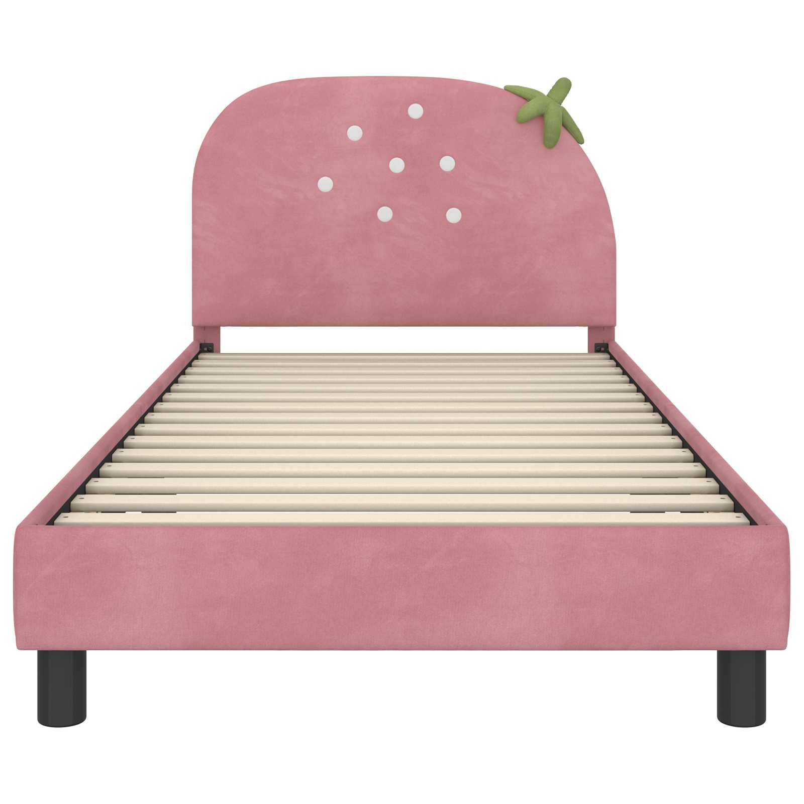 Cadre de lit pour enfants avec tête de lit Rose 80 x 200 cm - XIOS