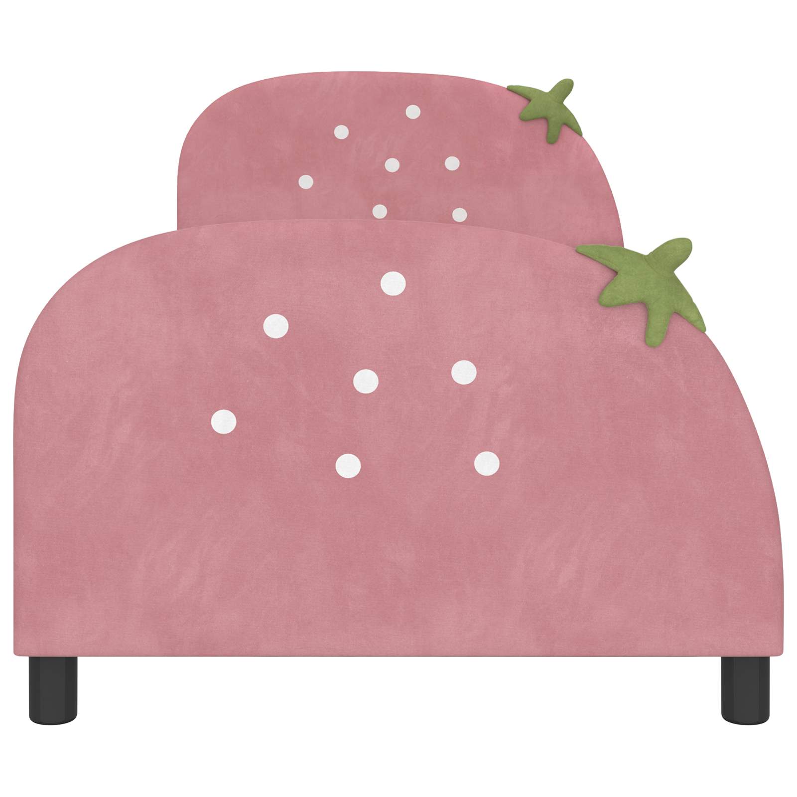 Cadre de lit pour enfants avec tête de lit Rose 80 x 200 cm - XIOS