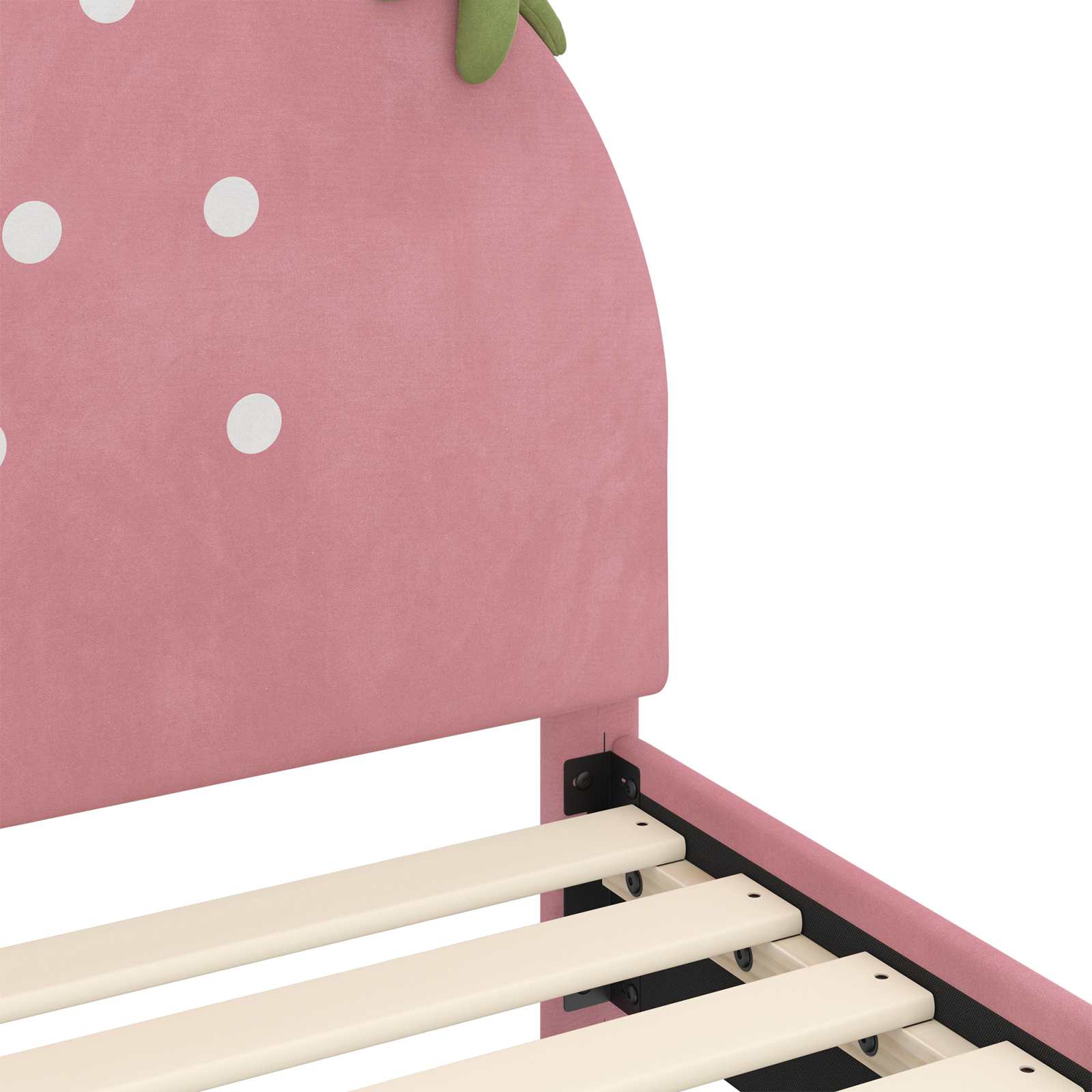 Cadre de lit pour enfants avec tête de lit Rose 80 x 200 cm - XIOS