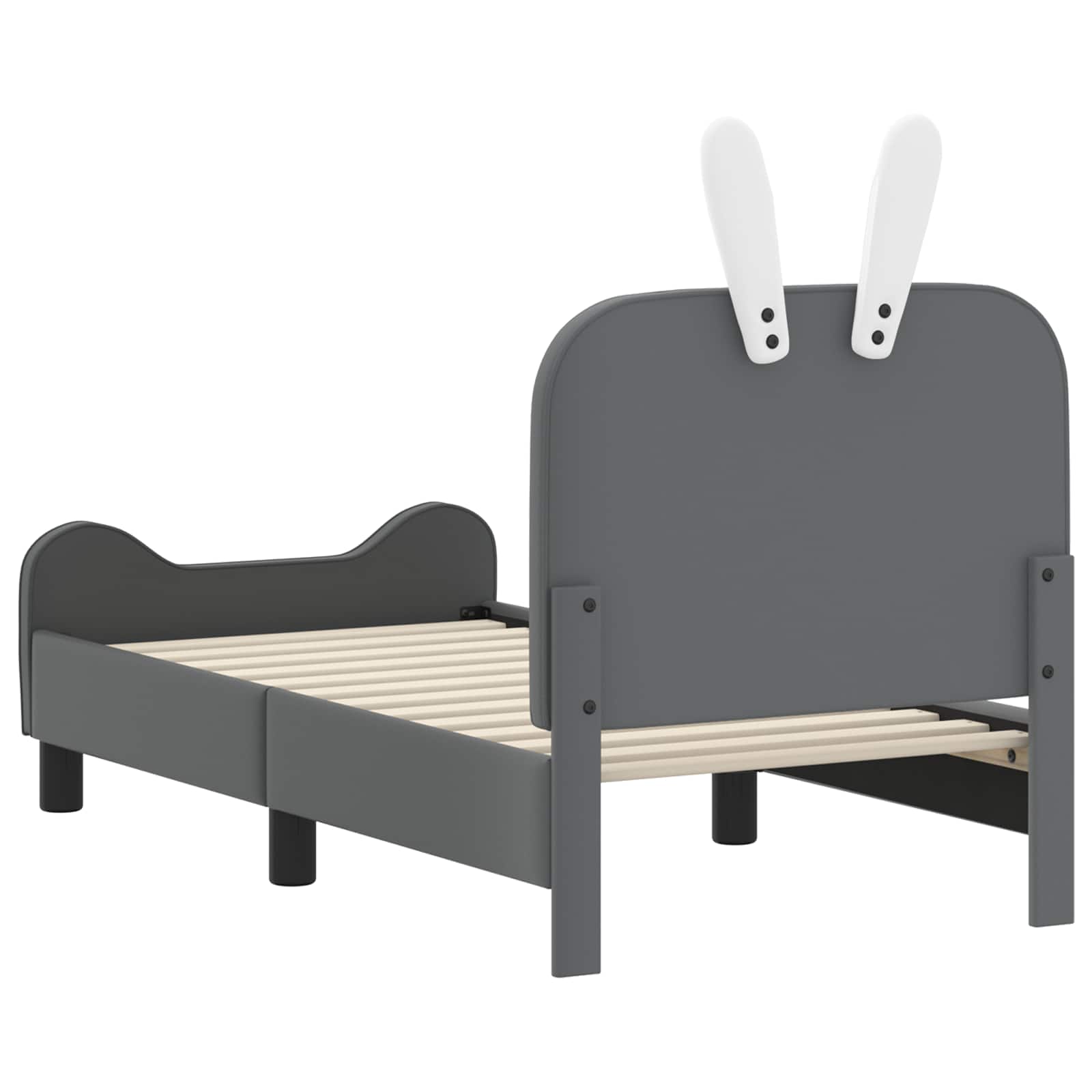 Cadre de lit pour tout-petit avec tête de lit Gris clair PU - XIOS