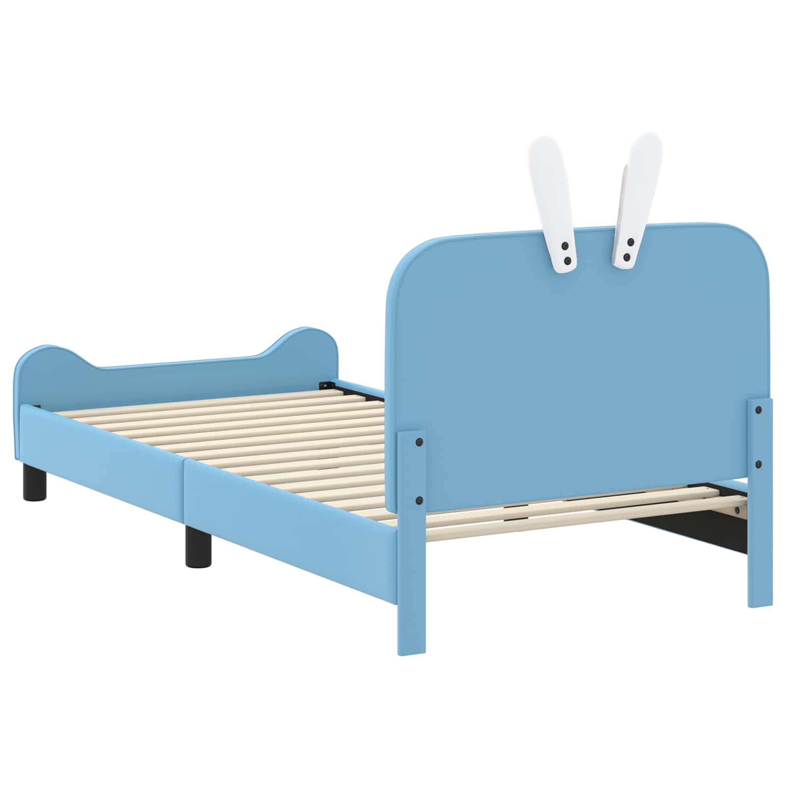 Cadre de lit pour enfants avec tête de lit Bleu 90 x 190 cm PU - XIOS