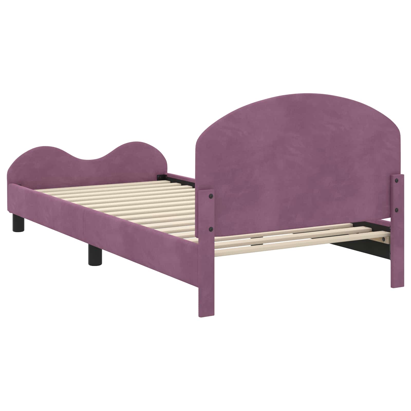 Cadre de lit pour enfants avec tête de lit Pourpre 80 x 200 cm - XIOS