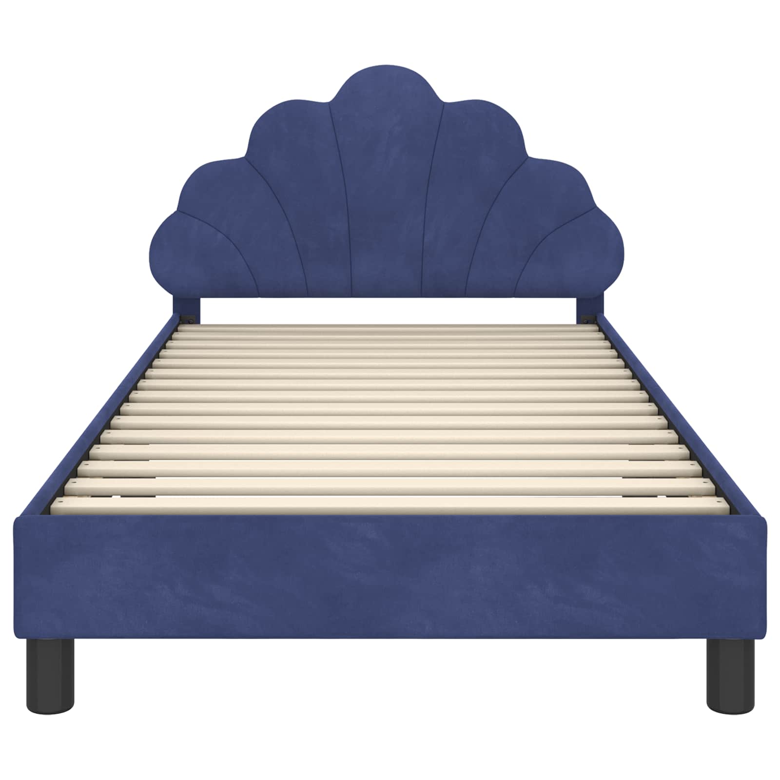 Cadre de lit pour enfants avec tête de lit Bleu police - XIOS