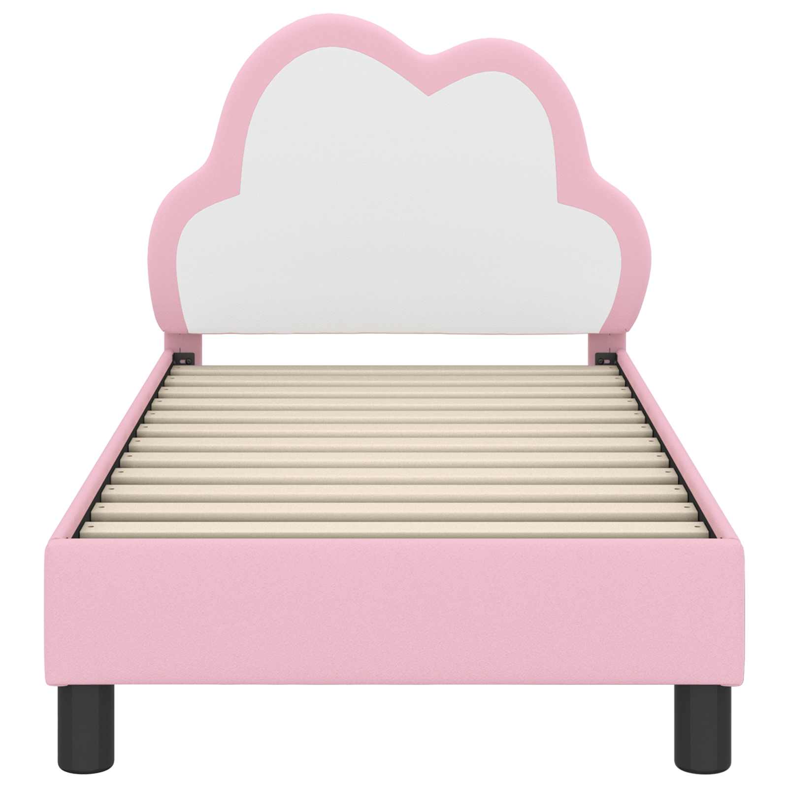 Cadre de lit pour tout-petit avec tête de lit Rose 70 x 140 cm - XIOS
