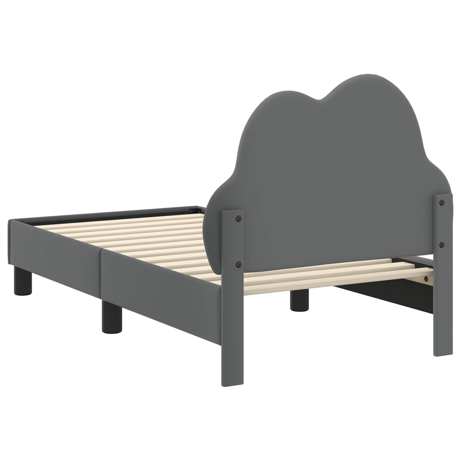 Cadre de lit pour tout-petit avec tête de lit Gris clair PU - XIOS
