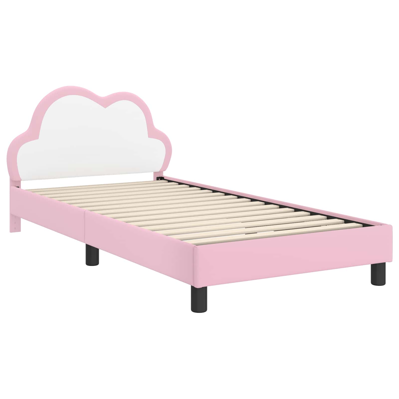 Cadre de lit avec tête de lit Rose 80 x 200 cm PU - XIOS