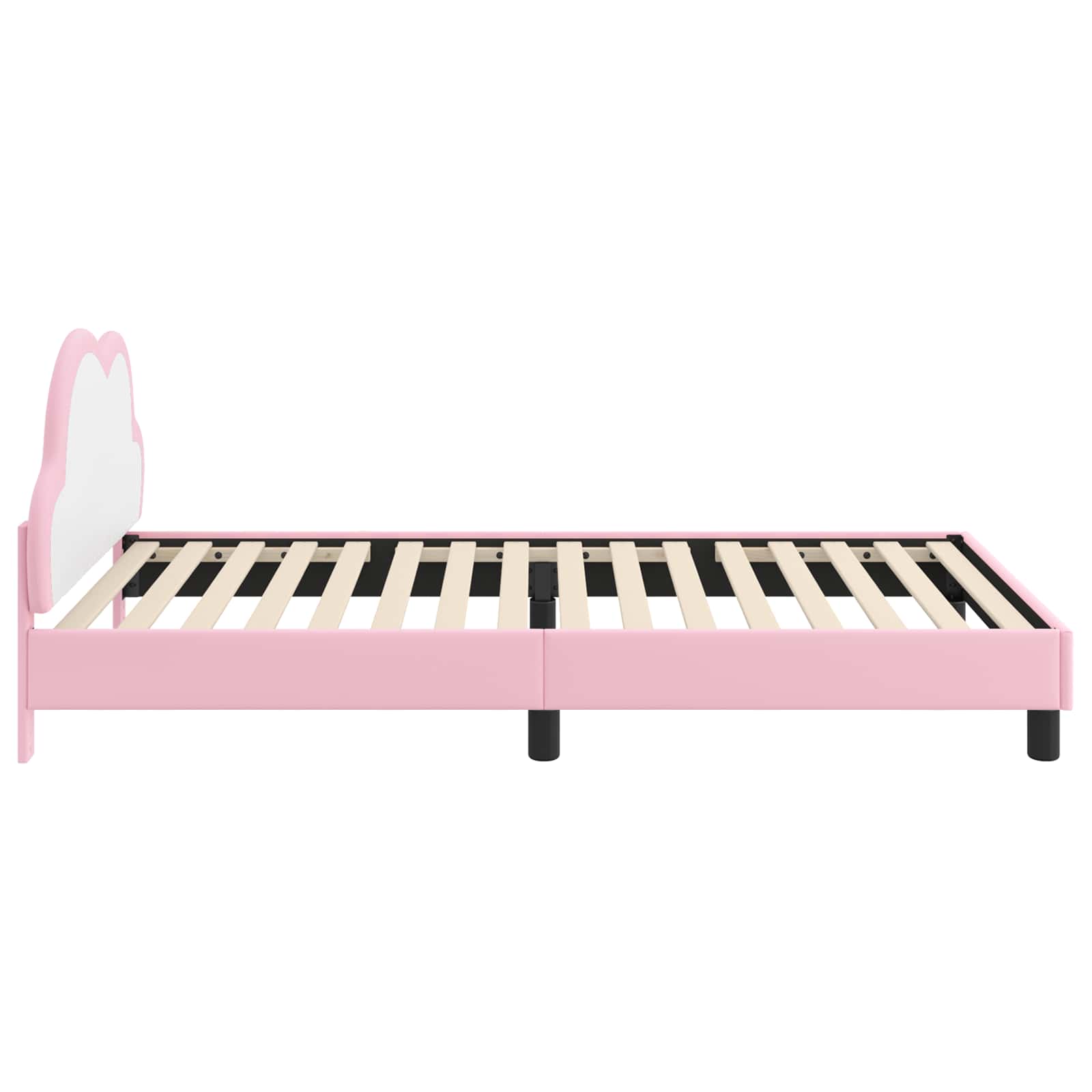 Cadre de lit avec tête de lit Rose 80 x 200 cm PU - XIOS