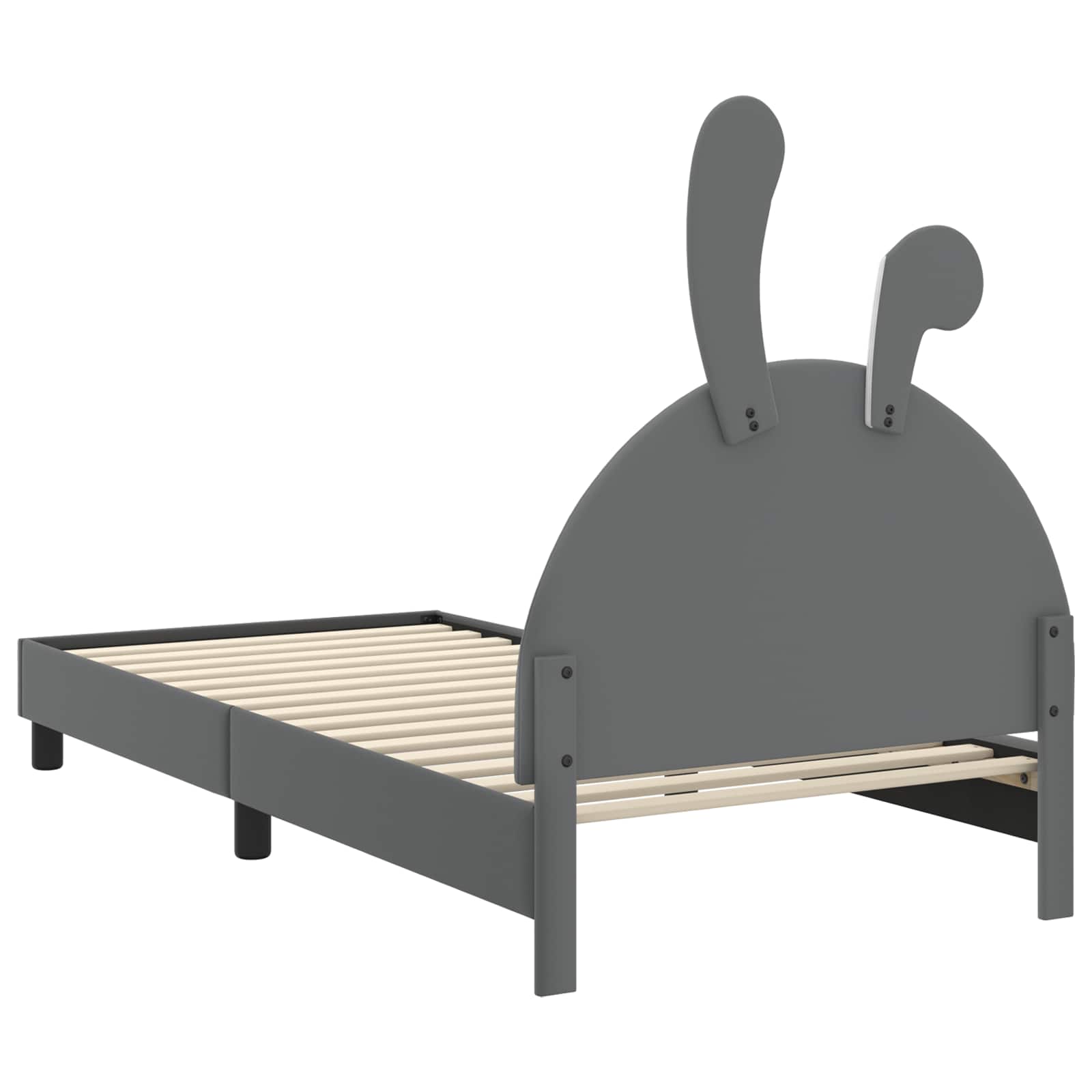 Cadre de lit pour enfants avec tête de lit Gris clair PU - XIOS
