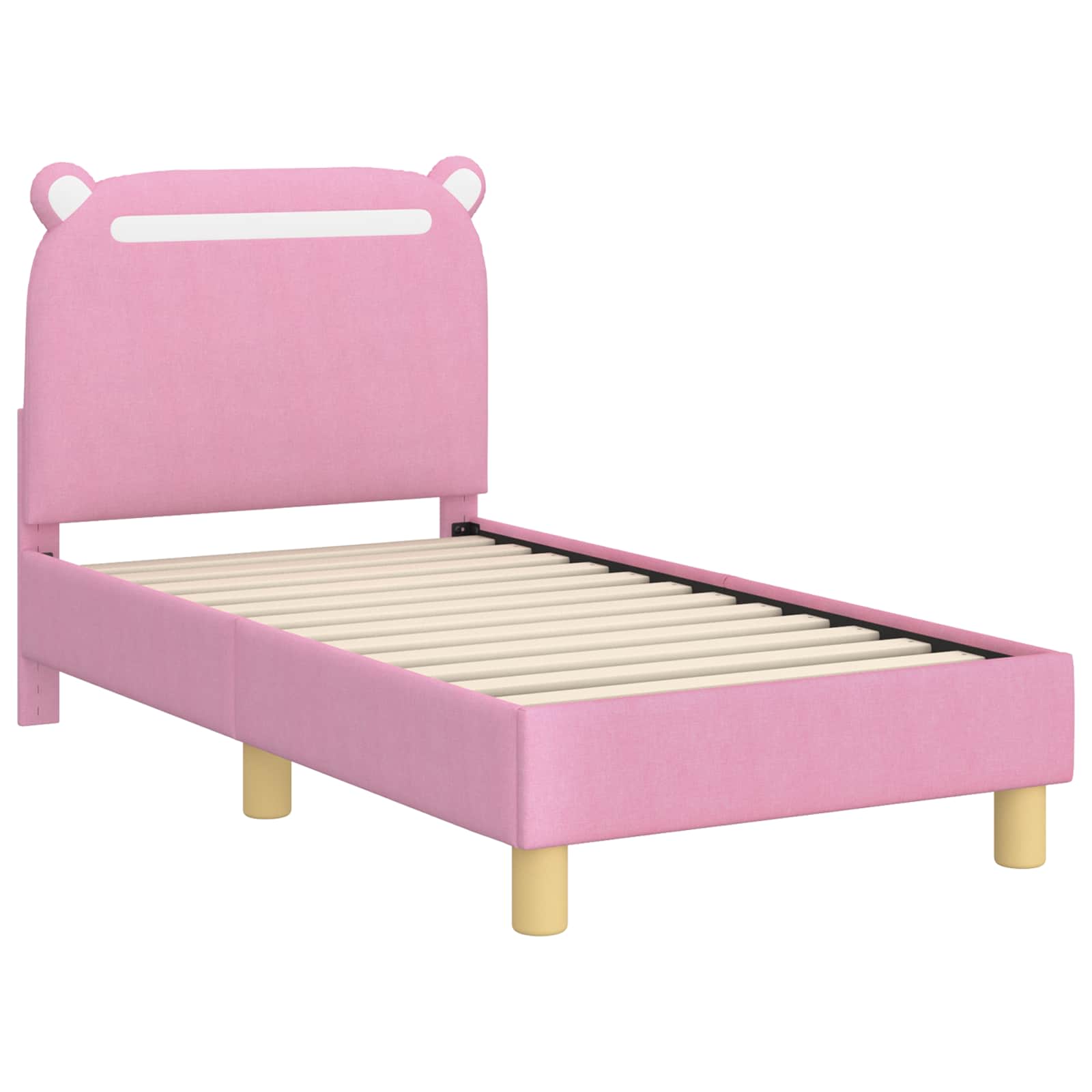 Cadre de lit pour tout-petit avec tête de lit Rose 70 x 140 cm - XIOS