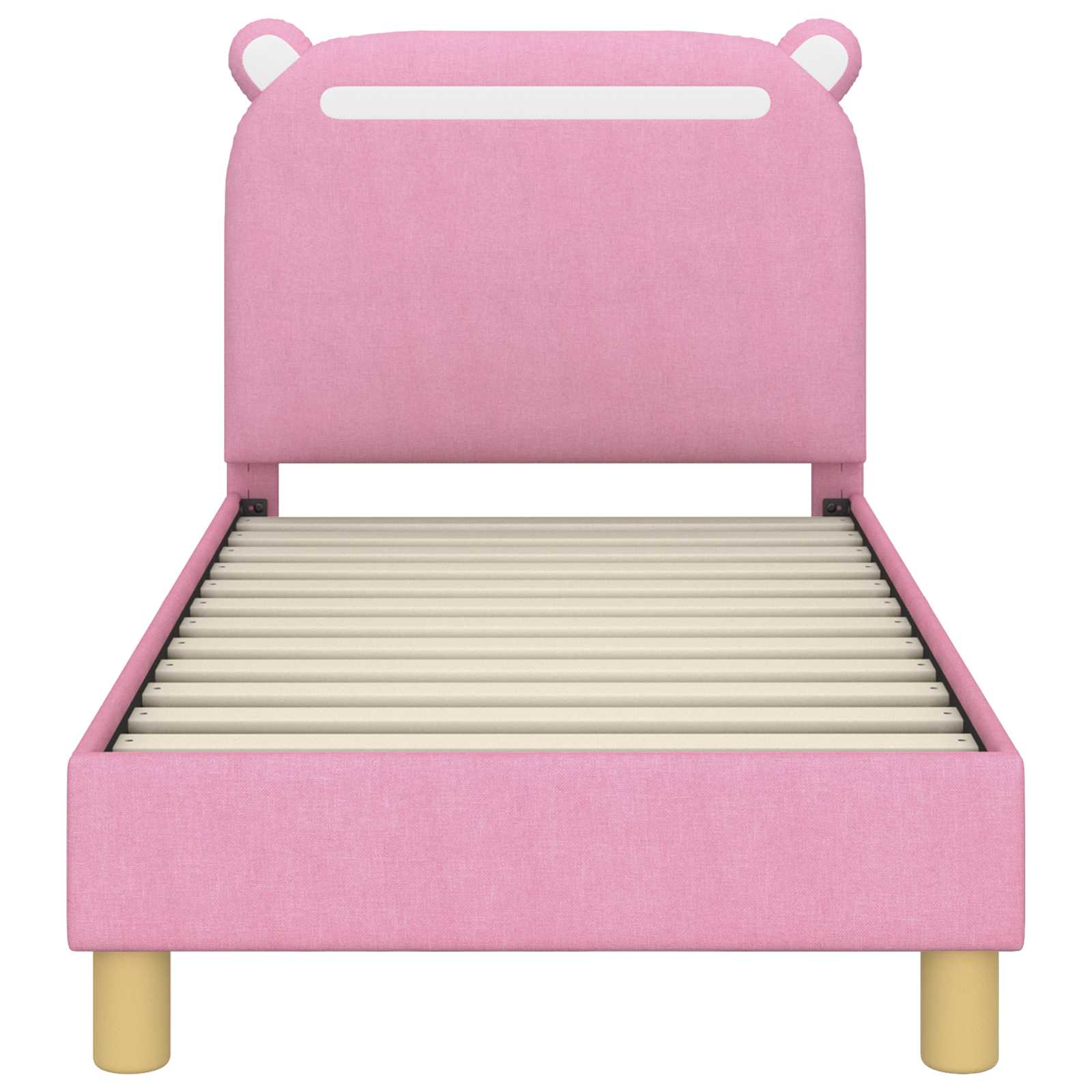 Cadre de lit pour tout-petit avec tête de lit Rose 70 x 140 cm - XIOS