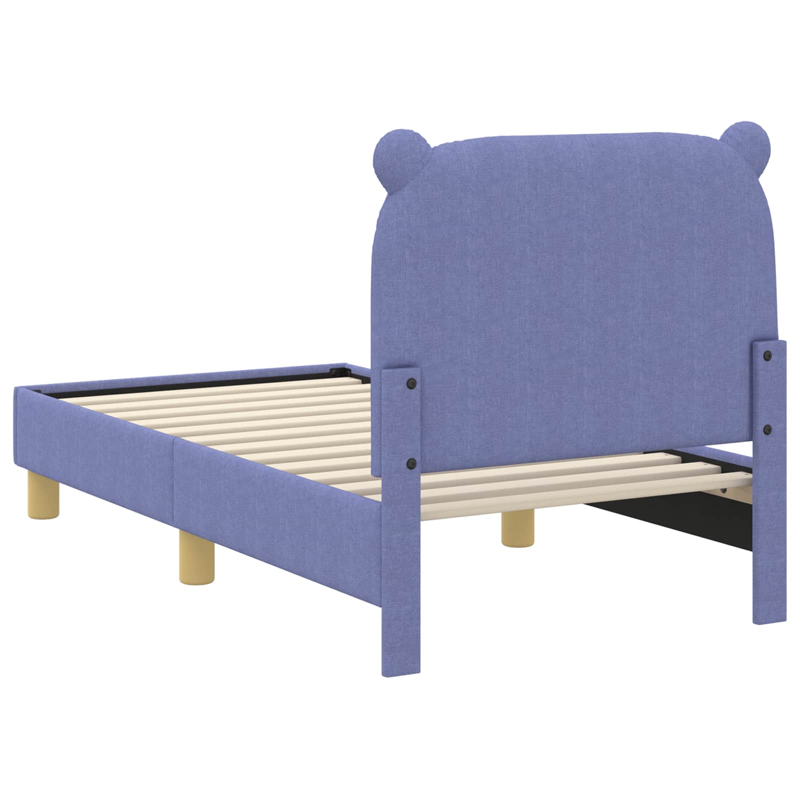 Cadre de lit pour tout-petit avec tête de lit Bleu denim - XIOS