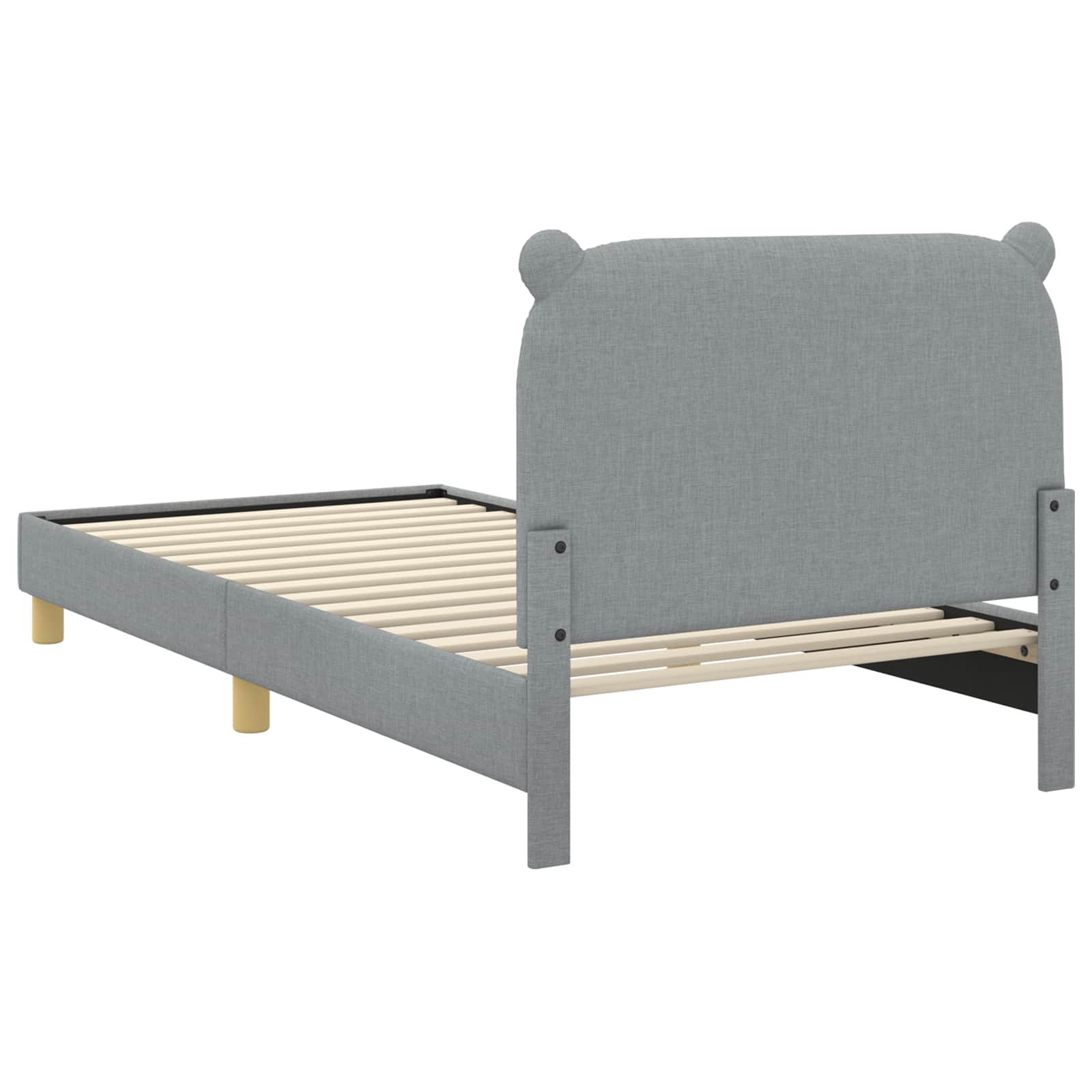 Cadre de lit pour enfants avec tête de lit Gris clair - XIOS