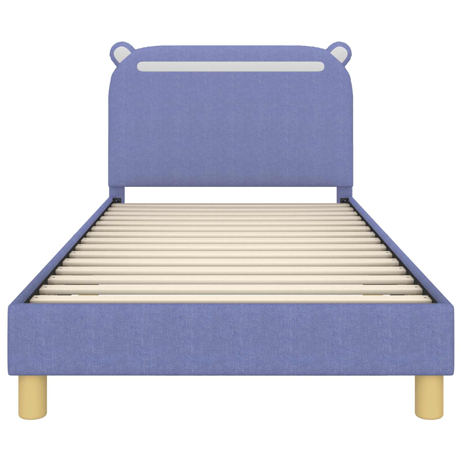 Cadre de lit pour enfants avec tête de lit Bleu denim - XIOS