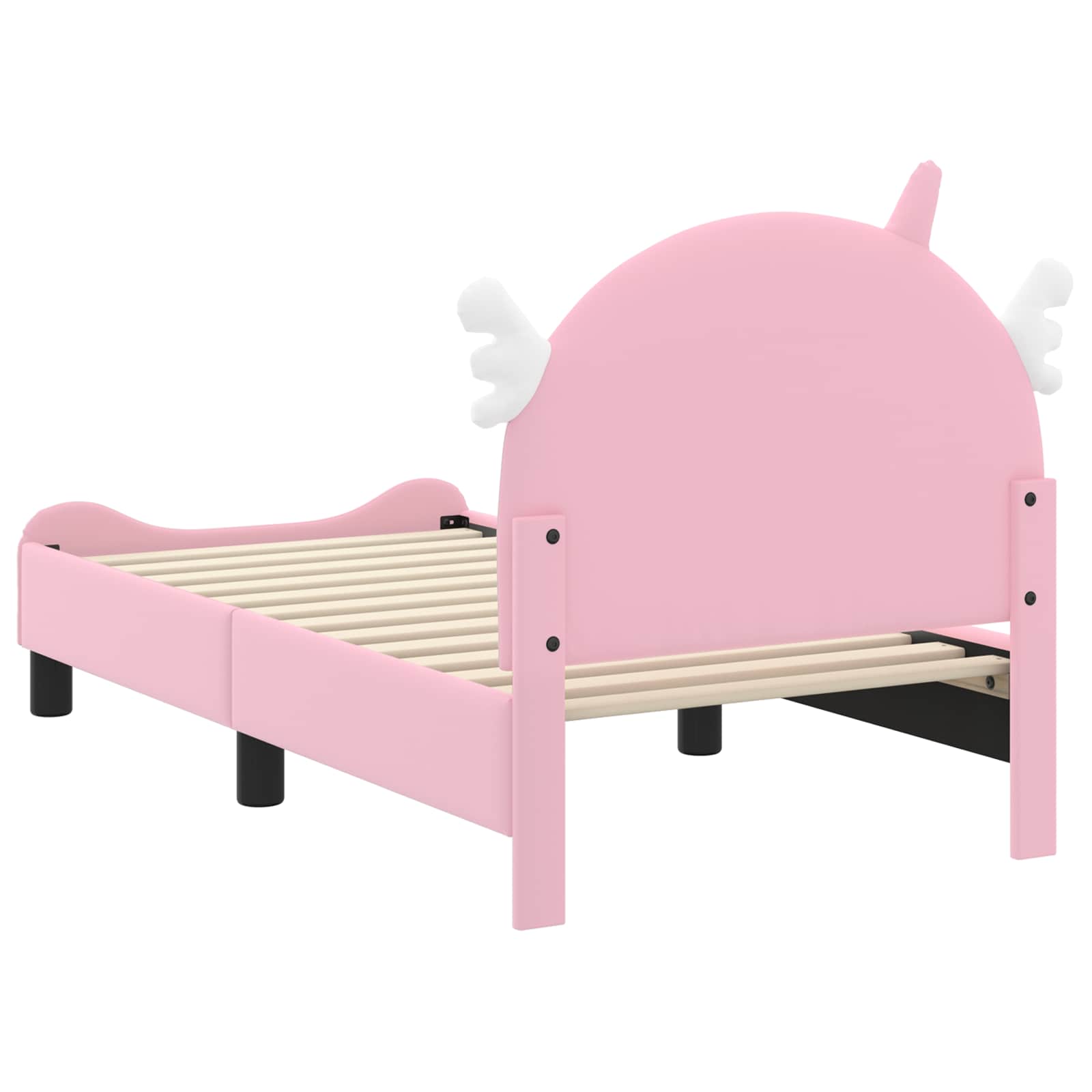 Cadre de lit pour tout-petit avec tête de lit Rose 70 x 140 cm - XIOS