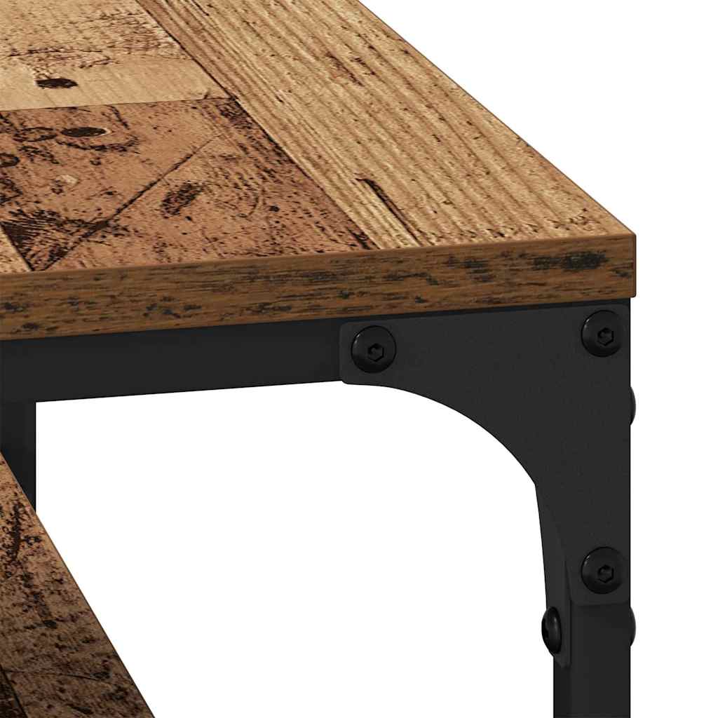Table basse Bois ancien 80 x 50 x 40 cm Bois d'ingénierie - XIOS