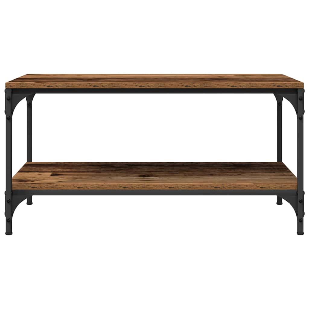 Table basse Bois ancien 80 x 50 x 40 cm Bois d'ingénierie - XIOS