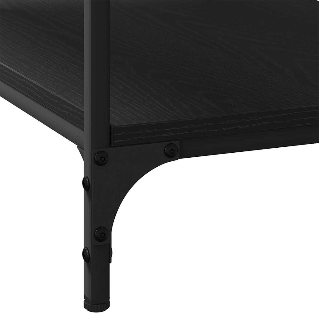Table basse Chêne noir 80 x 50 x 40 cm Bois d'ingénierie - XIOS