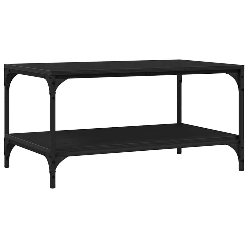 Table basse Chêne noir 80 x 50 x 40 cm Bois d'ingénierie - XIOS