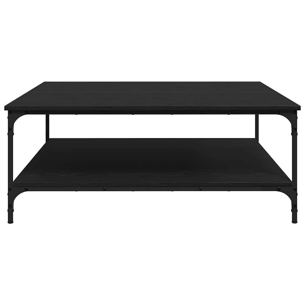 Table basse Chêne noir 100 x 100 x 40 cm Bois d'ingénierie - XIOS