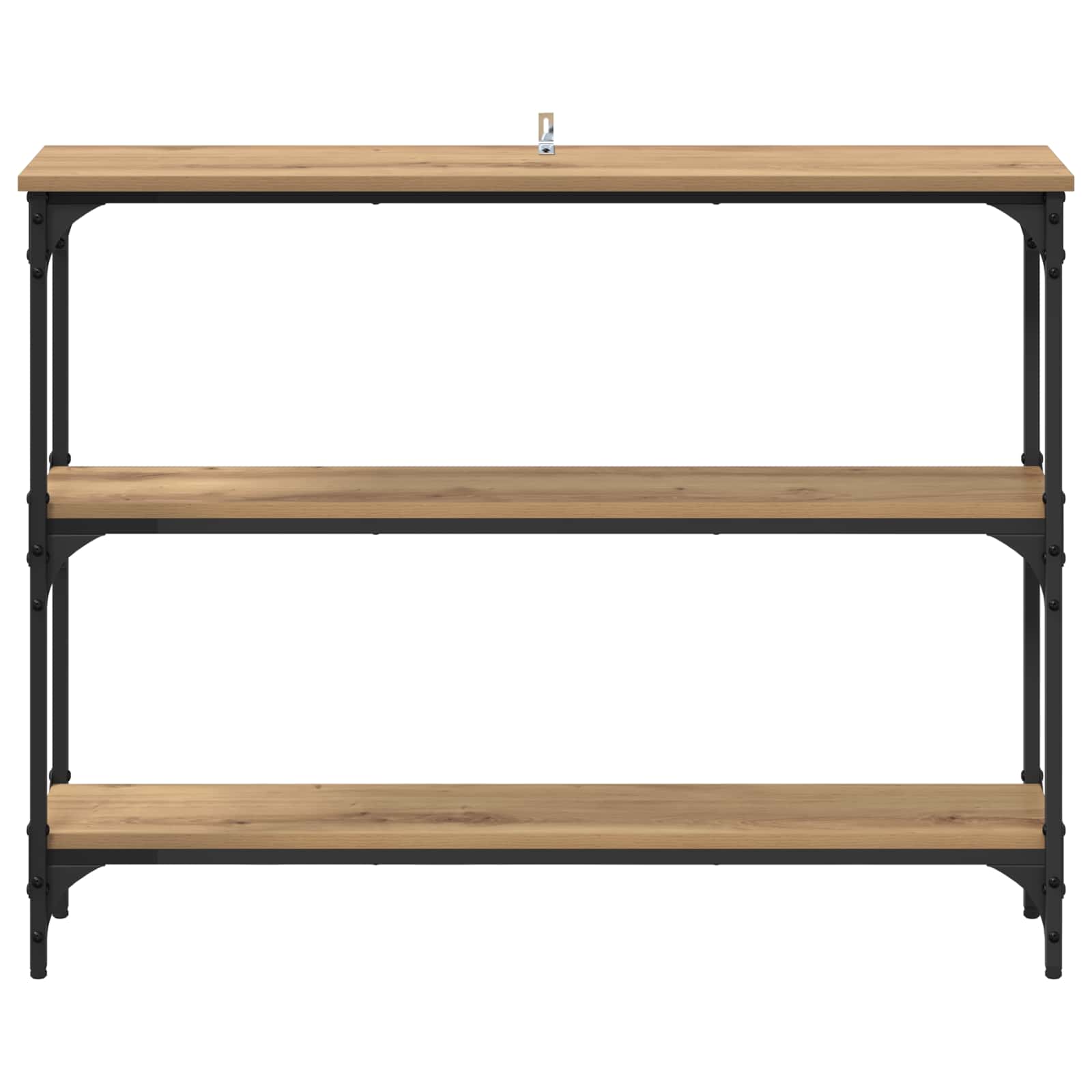 Table console Chêne artisanal 100 x 22,5 x 75 cm - XIOS