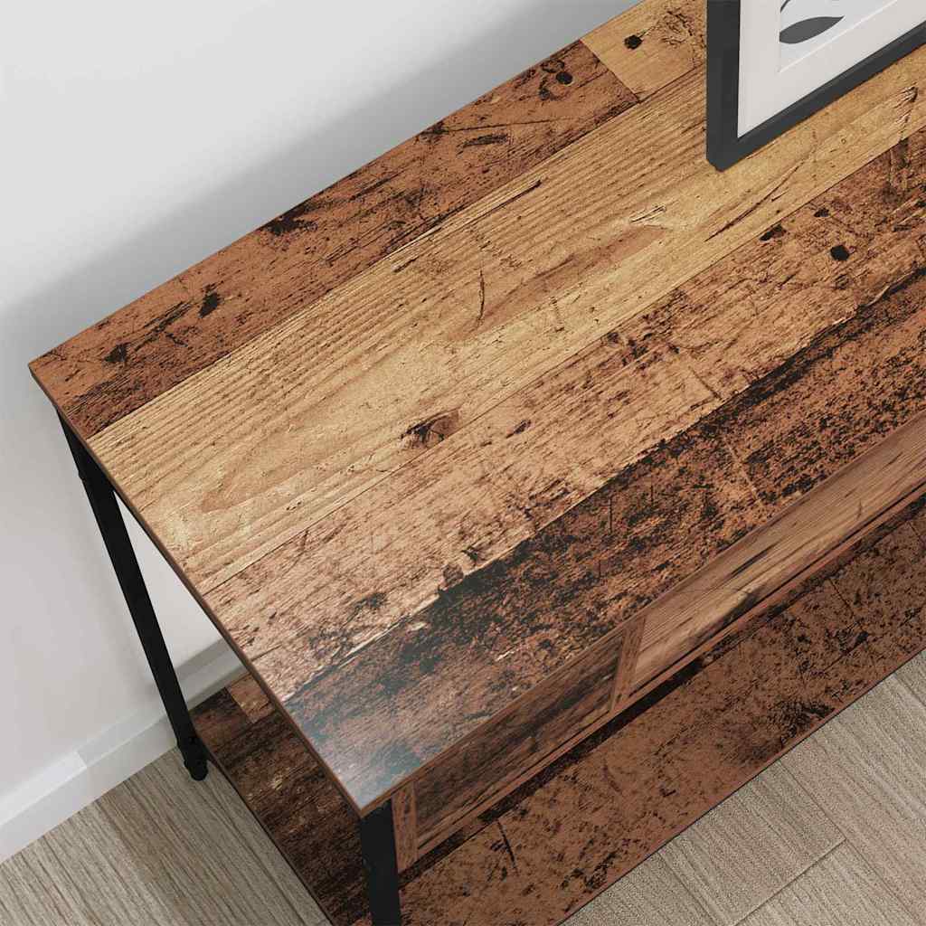 Table console Bois ancien 100 x 34.5 x 75 cm Bois d'ingénierie - XIOS