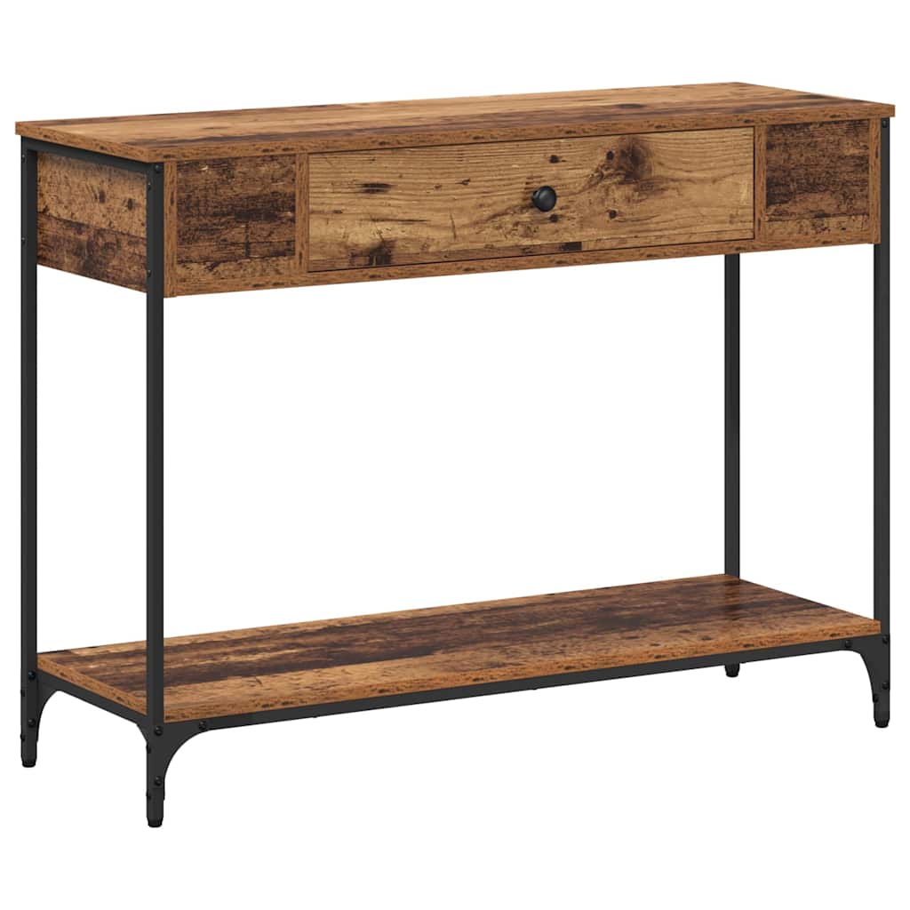 Table console Bois ancien 100 x 34.5 x 75 cm Bois d'ingénierie - XIOS