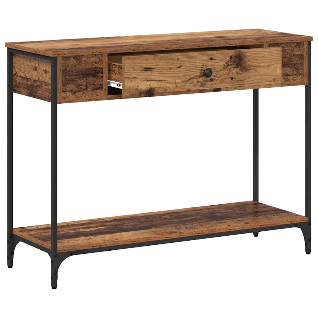 Table console Bois ancien 100 x 34.5 x 75 cm Bois d'ingénierie - XIOS