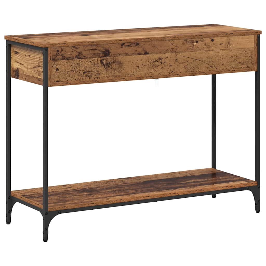Table console Bois ancien 100 x 34.5 x 75 cm Bois d'ingénierie - XIOS