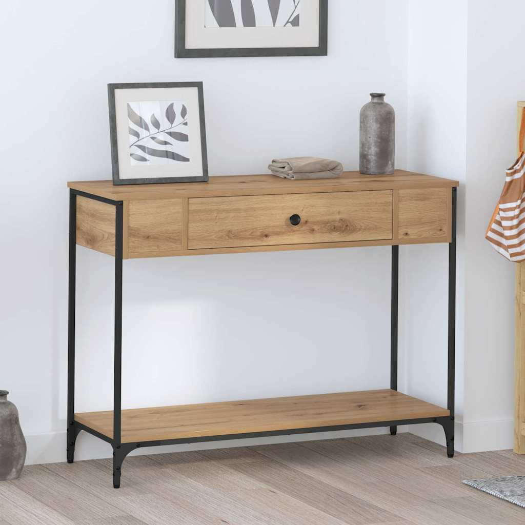 Table console Other chêne artisanal 100 x 34.5 x 75 cm - XIOS