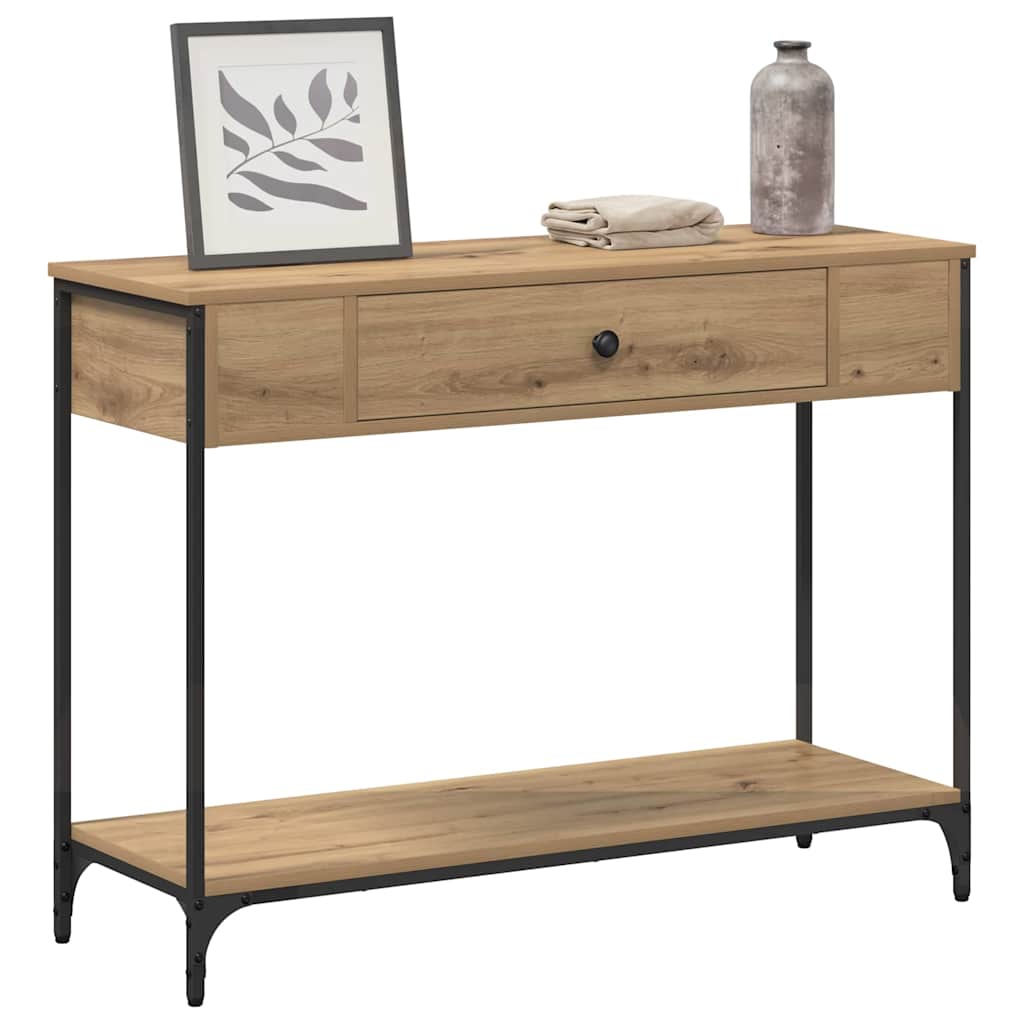 Table console Other chêne artisanal 100 x 34.5 x 75 cm - XIOS