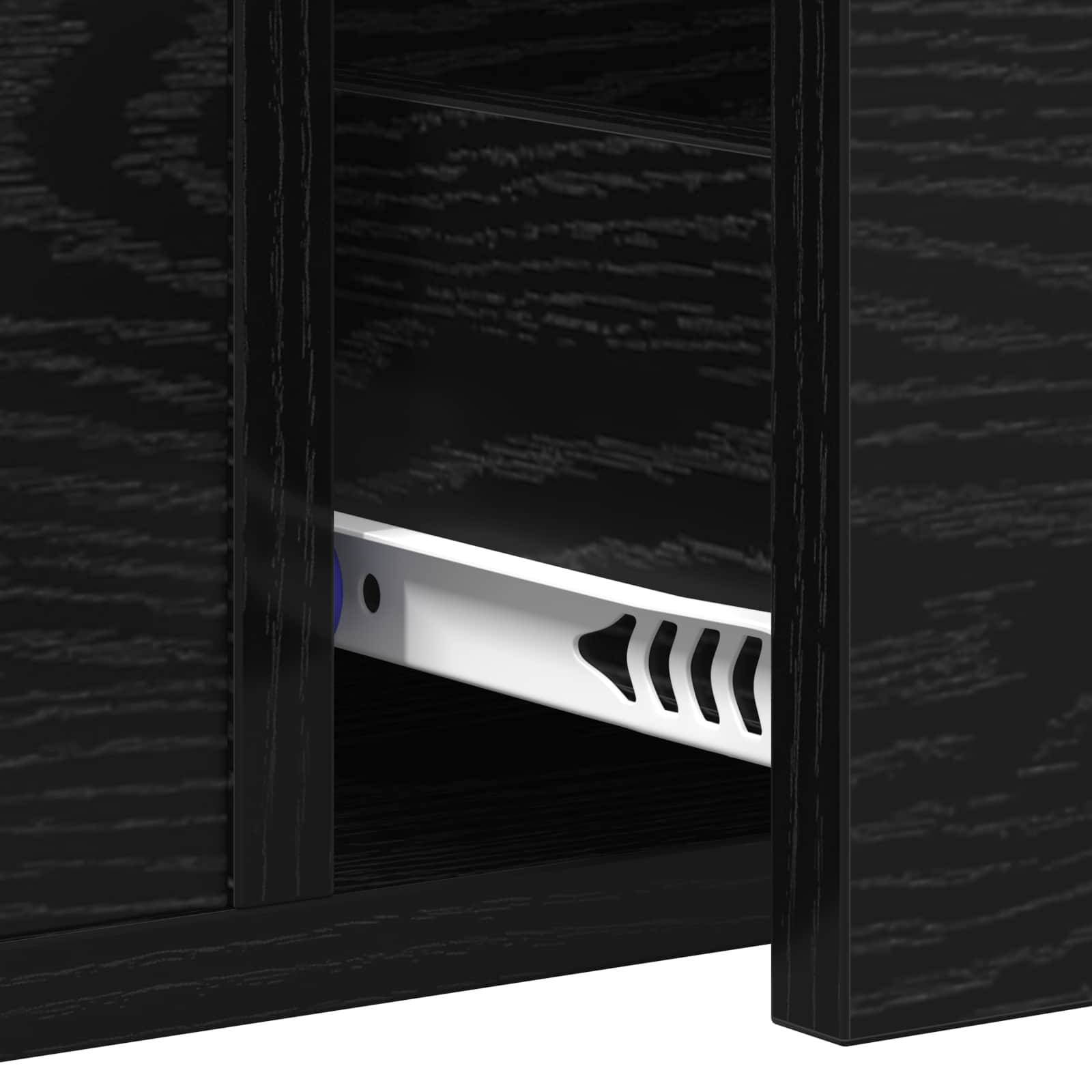Table console Chêne noir 100 x 34.5 x 75 cm Bois d'ingénierie - XIOS