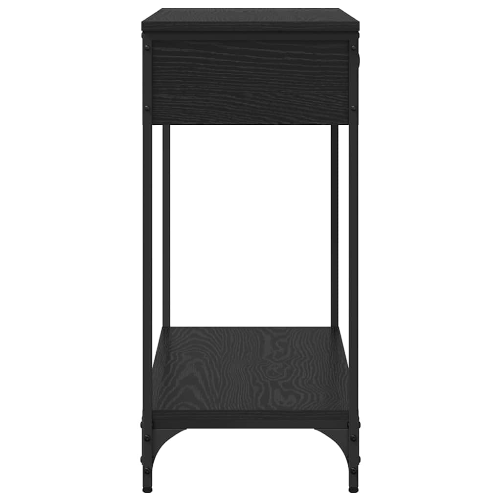 Table console Chêne noir 100 x 34.5 x 75 cm Bois d'ingénierie - XIOS