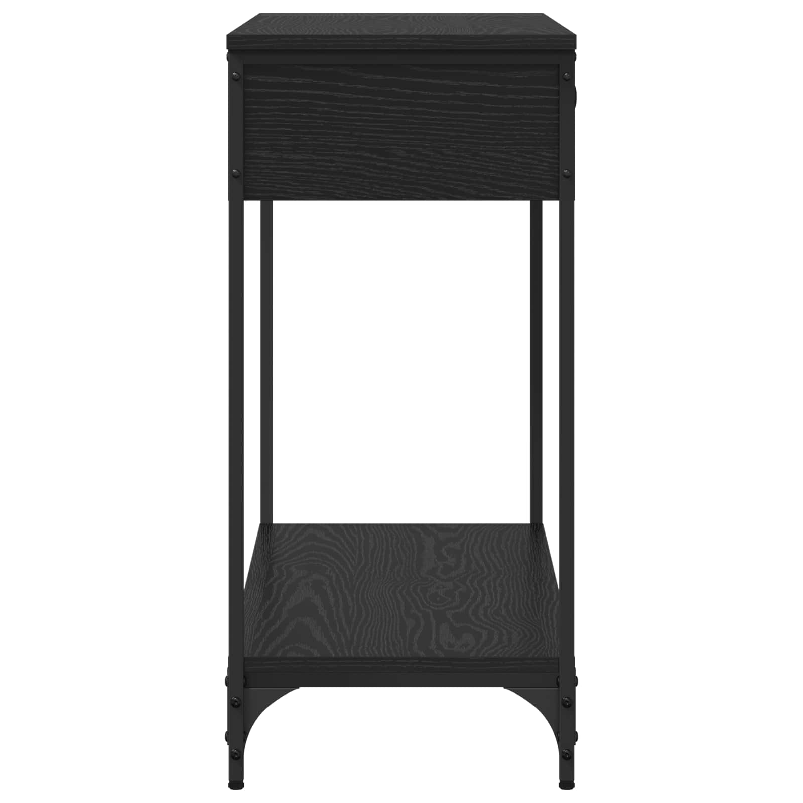 Table console Chêne noir 100 x 34.5 x 75 cm Bois d'ingénierie - XIOS