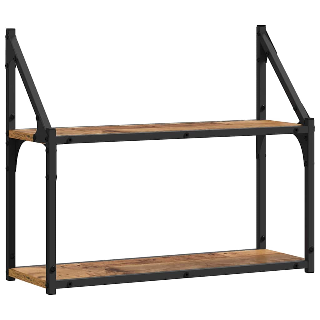 Étagère Murale Bois ancien 60 x 21 x 51 cm Bois d'ingénierie - XIOS
